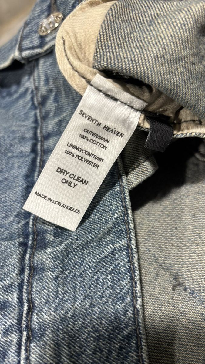 Seventh Heaven Seventh Heaven Cross Denim Jacket Size US S / EU 44-46 / 1 - 9 Thumbnail