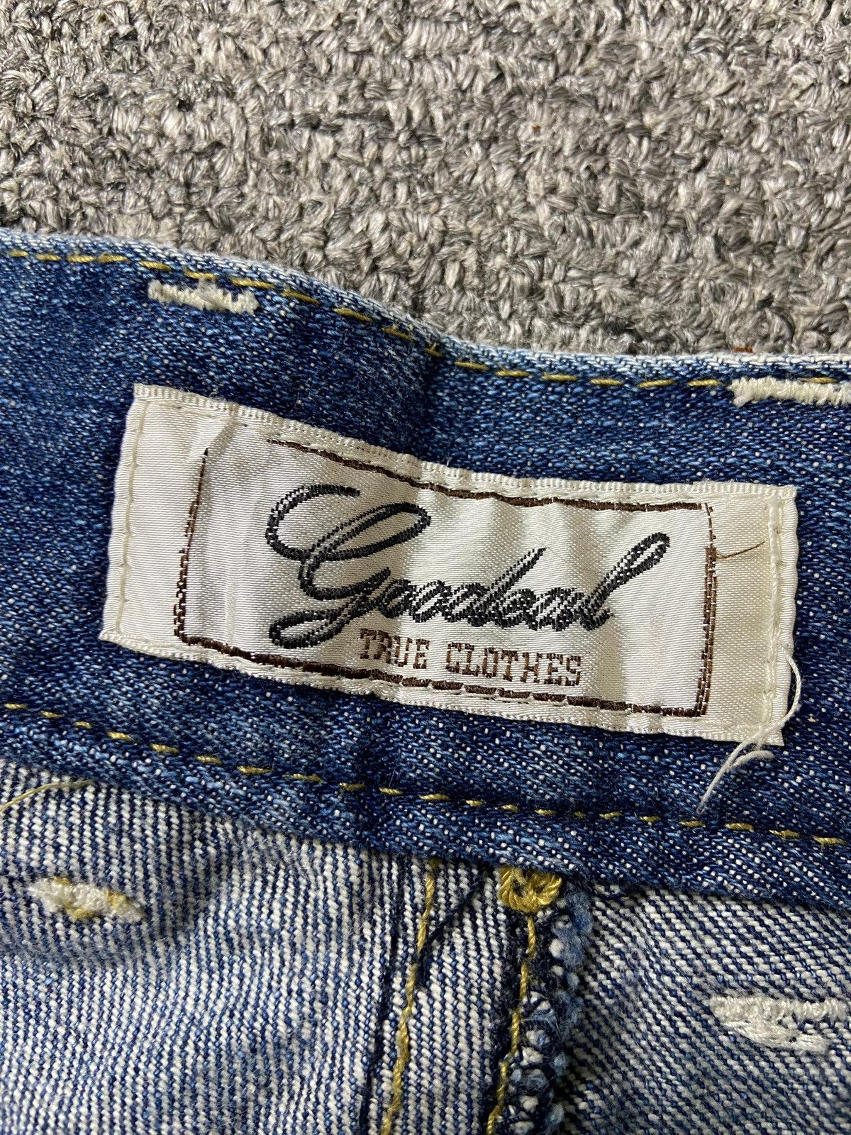 Japanese Brand GD GOODEAL Distressed Denim Jeans (149) Size US 32 / EU 48 - 11 Thumbnail