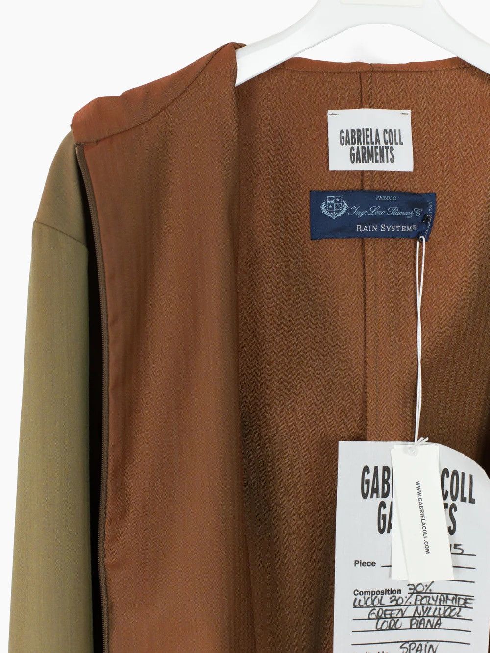 Gabriella Coll Garments AW24 Zip Hoodie Iridescent Loro Piana HBT Size US M / EU 48-50 / 2 - 6 Thumbnail