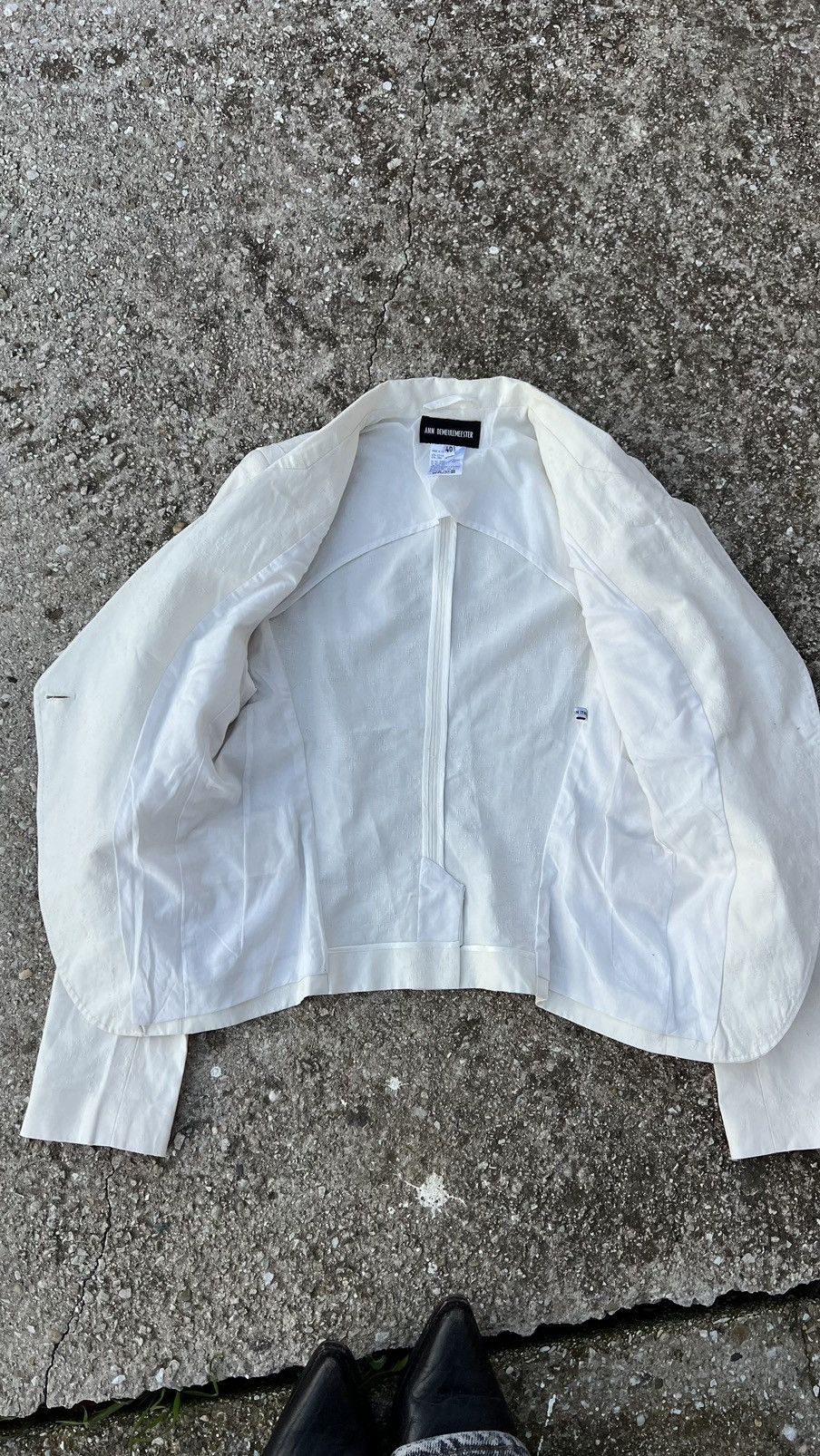 Ann Demeulemeester Ann demeulemeester blazer deconstructed biker jacket Size S / US 4 / IT 40 - 15 Thumbnail