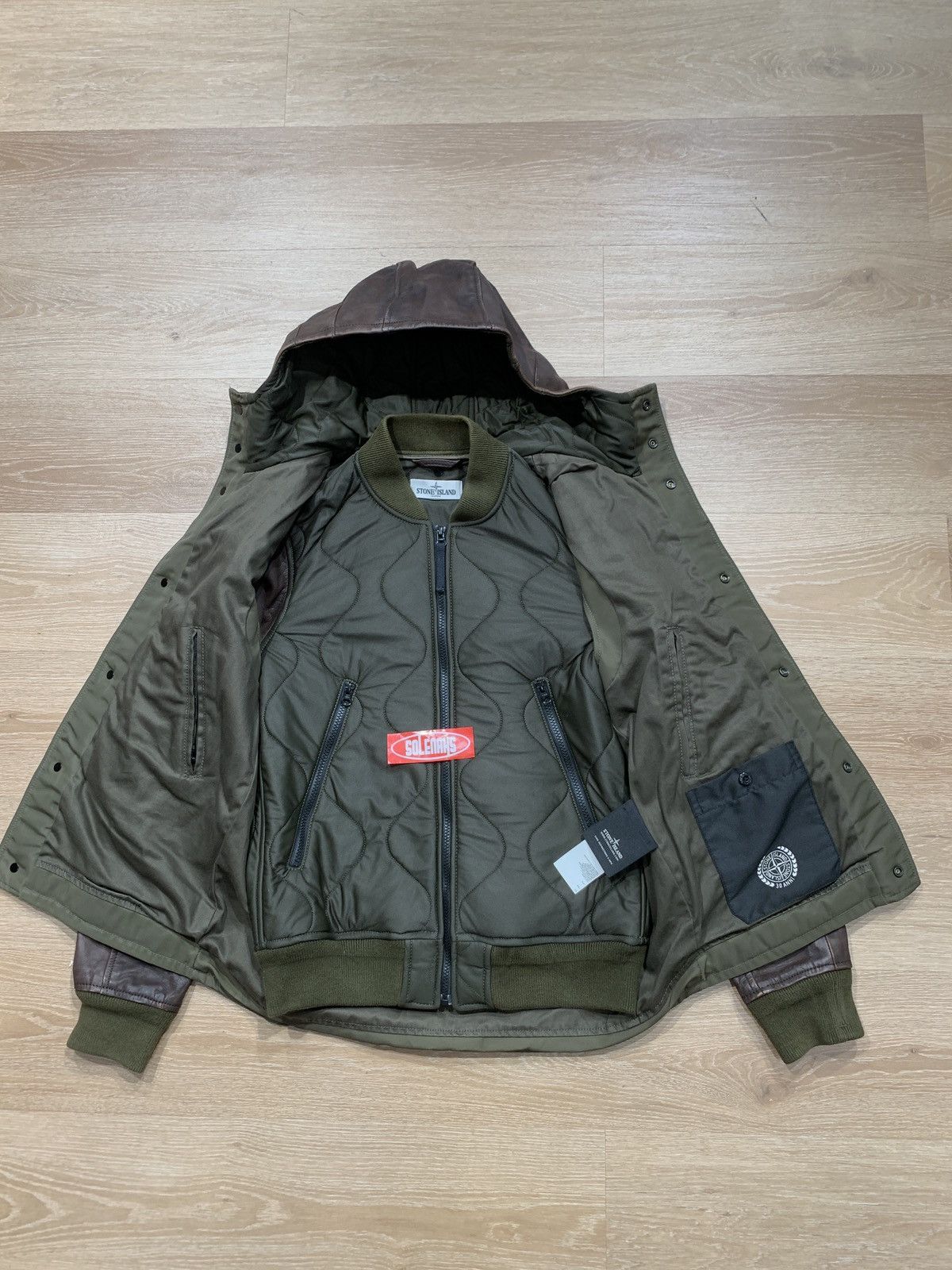 Designer × Stone Island Stone island 30th anniversary leather vest jacket Size US S / EU 44-46 / 1 - 15 Thumbnail