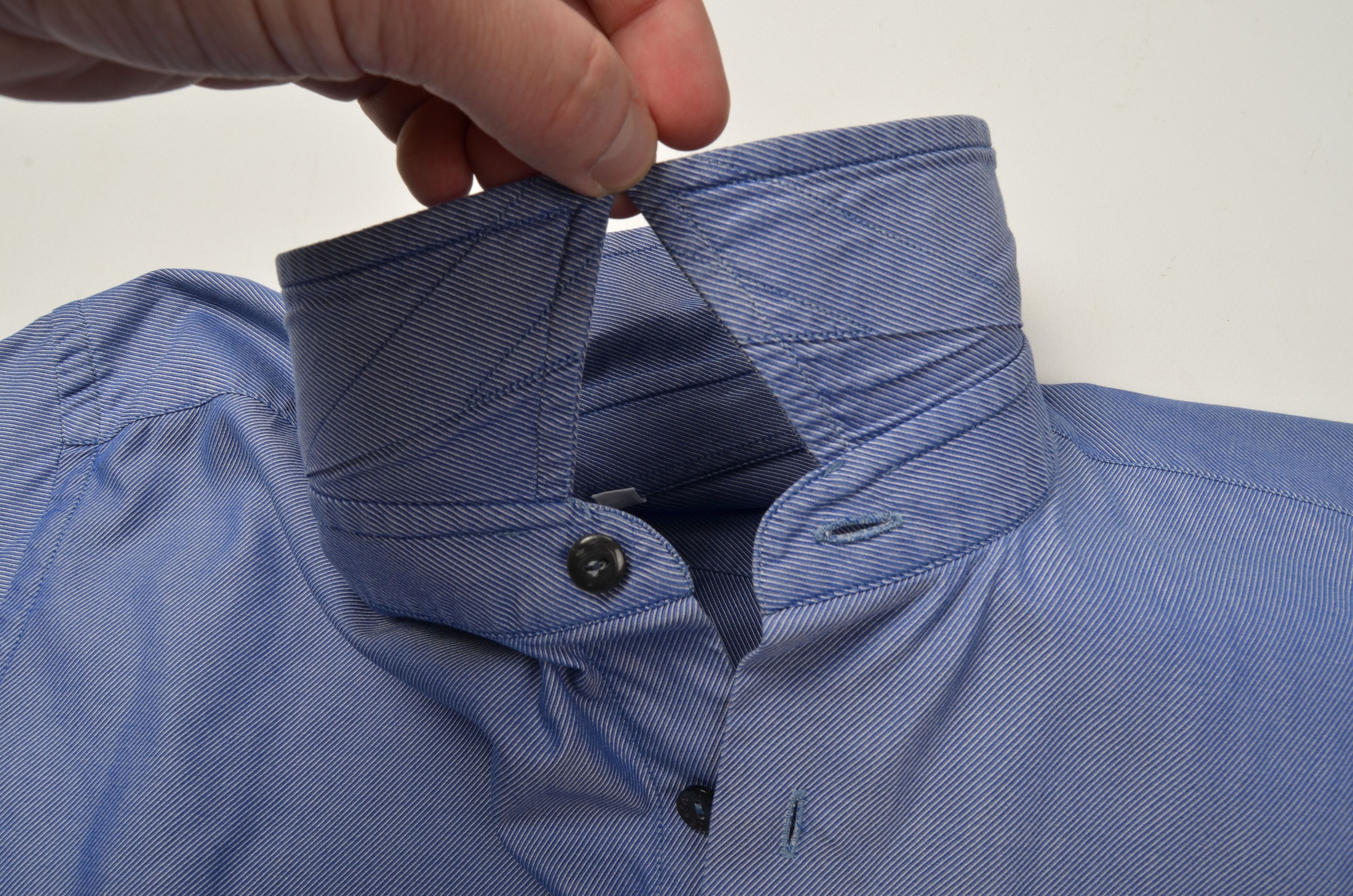 Designer × Dolce & Gabbana × Vintage Dolce Gabbana Vintage Dress Blue Shirt 39 15,5 1/2 Size US L / EU 52-54 / 3 - 11 Thumbnail