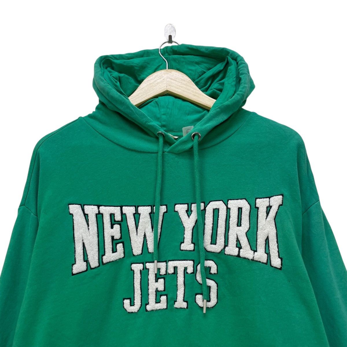 MLB 💥 Major League Baseball New York Jets Hooded Pullover Size US M / EU 48-50 / 2 - 3 Thumbnail