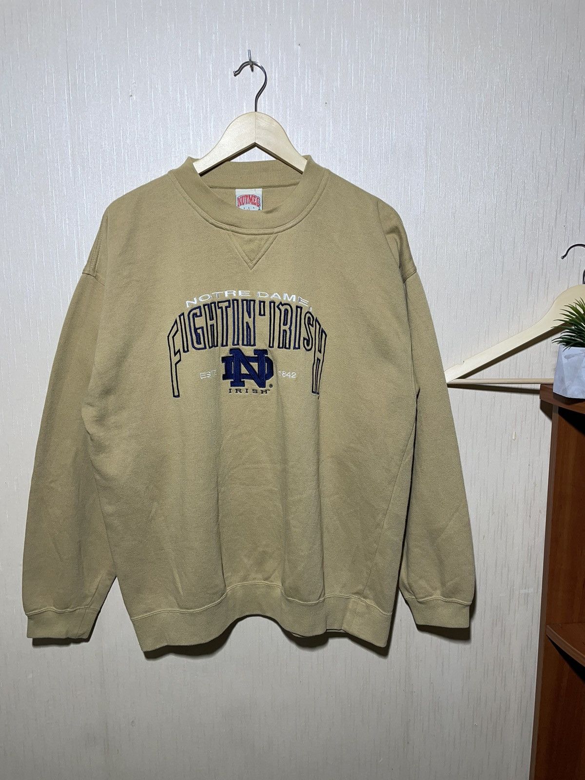 Nutmeg × Vintage Nutmeg Fighting Irish Notre Dame vintage y2k sweatshirt Size US XL / EU 56 / 4 - 1 Thumbnail