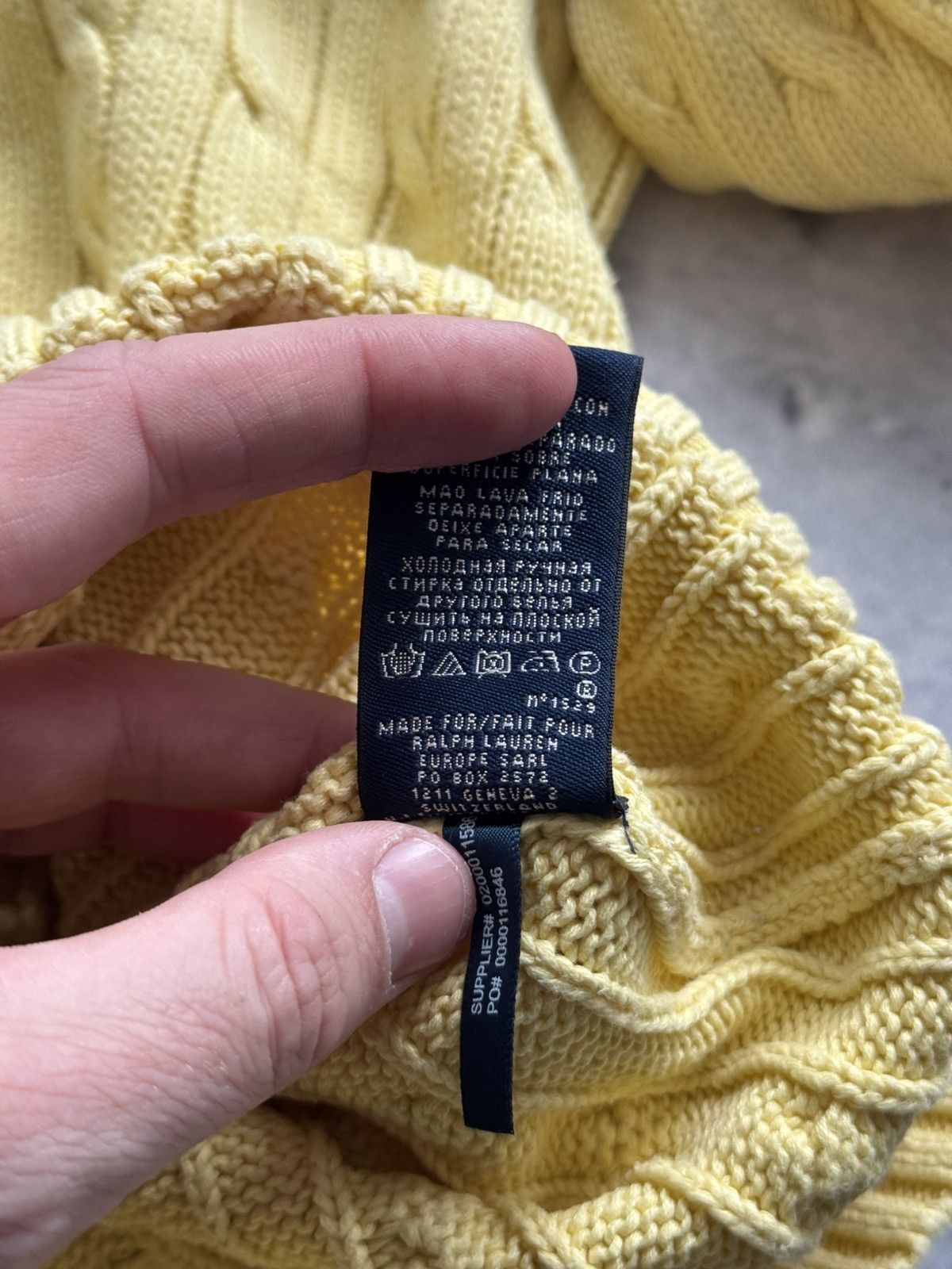 Designer × Polo Ralph Lauren × Vintage Vintage Polo Ralph Lauren yellow sweater luxury Size M / US 6-8 / IT 42-44 - 6 Thumbnail