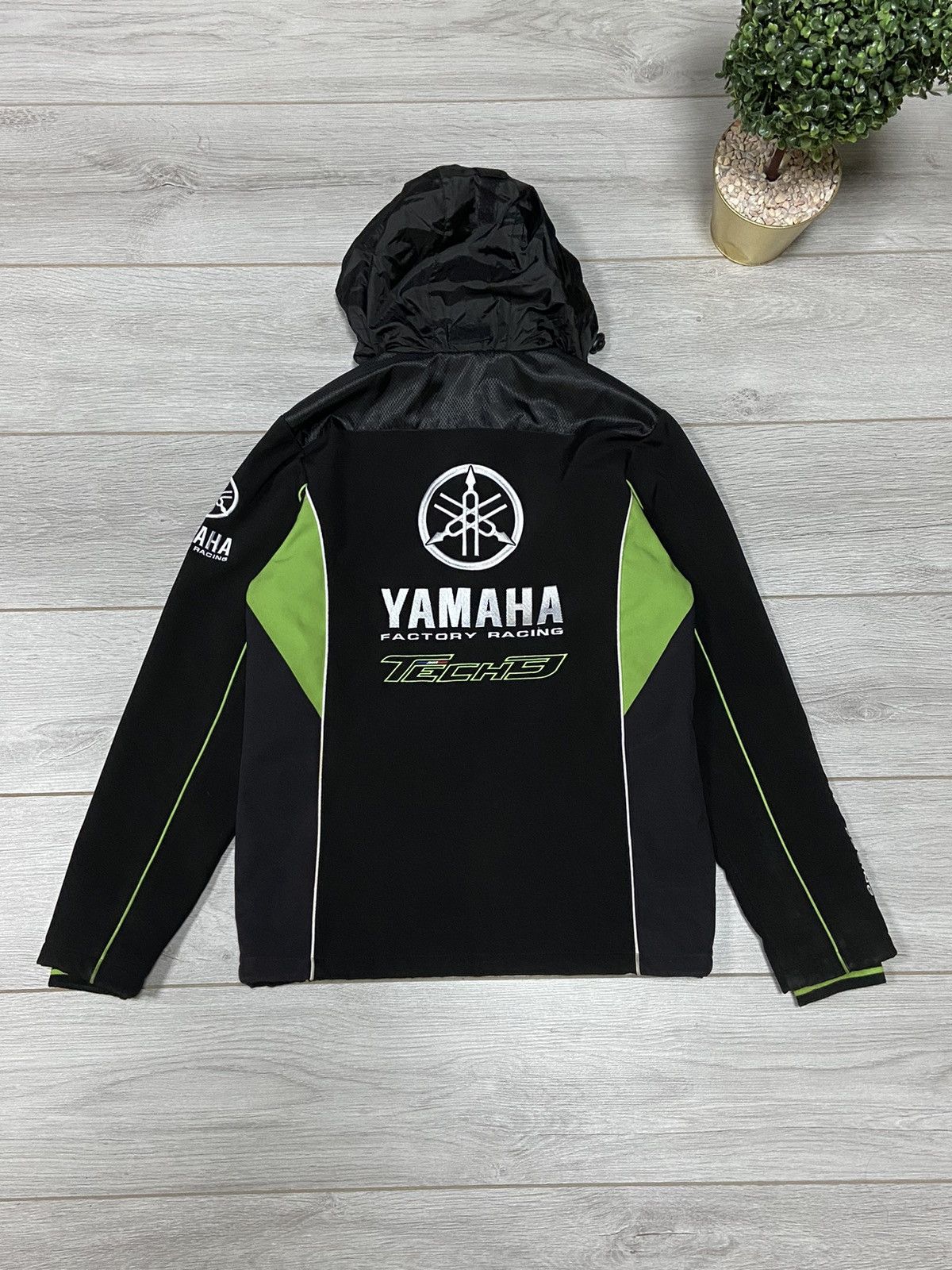 Yamaha Yamaha vintage zip hooded jacket Size US M / EU 48-50 / 2 - 2 Thumbnail