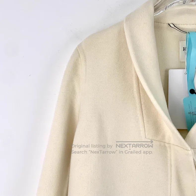 Hermes Hermes Beige Cashmere Long Sleeve Short Coat Jacket Size XS / US 0-2 / IT 36-38 - 3 Thumbnail