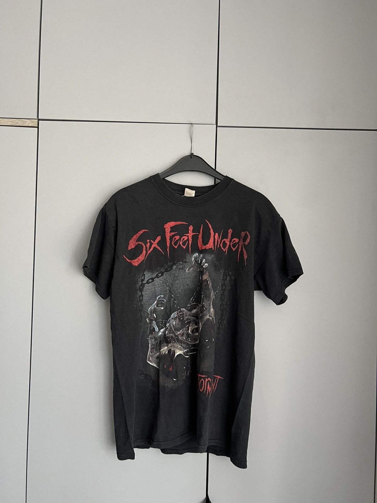 Band Tees Vintage 00s Six Feet Under Tormnet Death Metal Band T-shirt Size US M / EU 48-50 / 2 - 1 Thumbnail