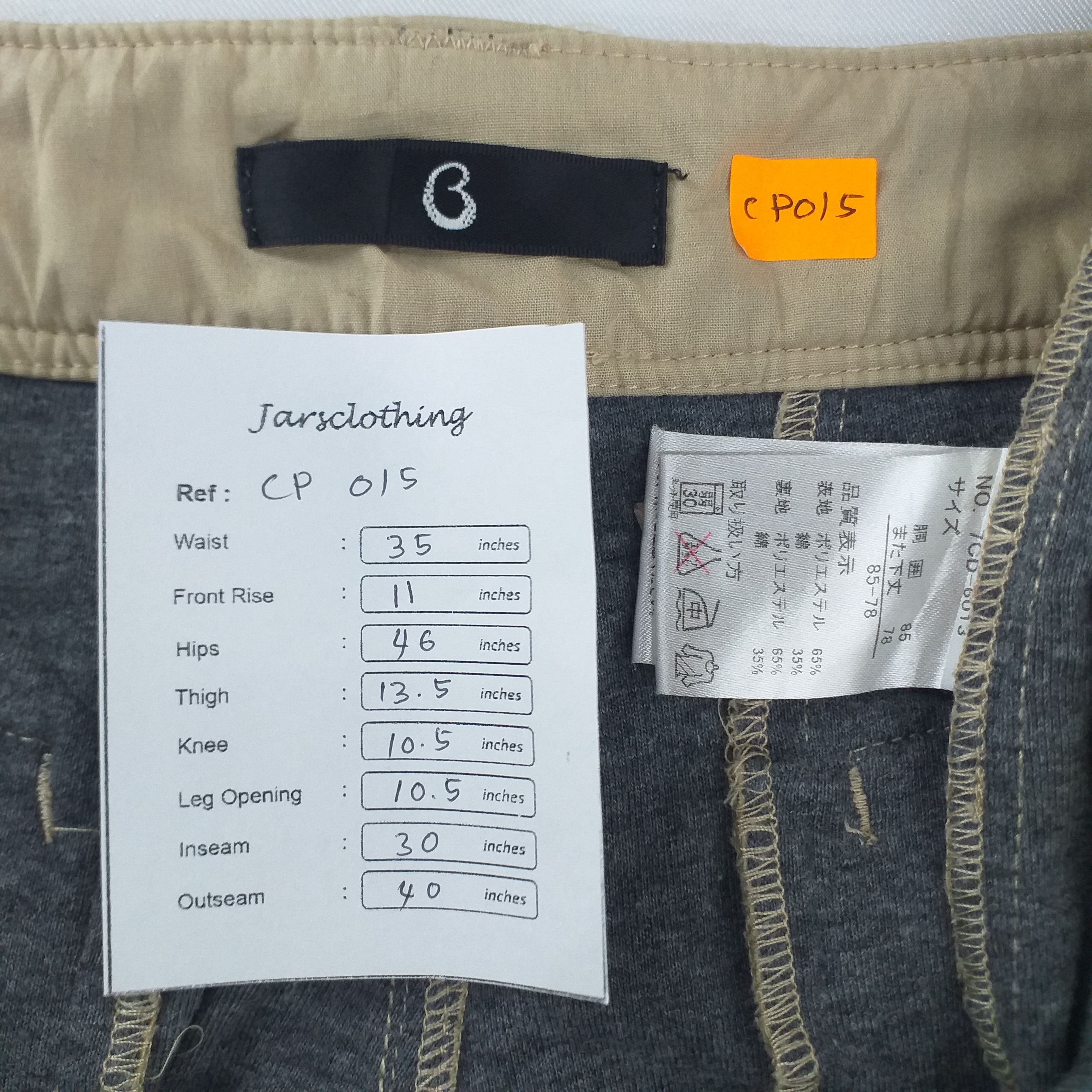 Japanese Brand Custom Wool Japanese Brand Cargo Pockets Pants 35 x 30 CP015 Size US 35 - 14 Thumbnail