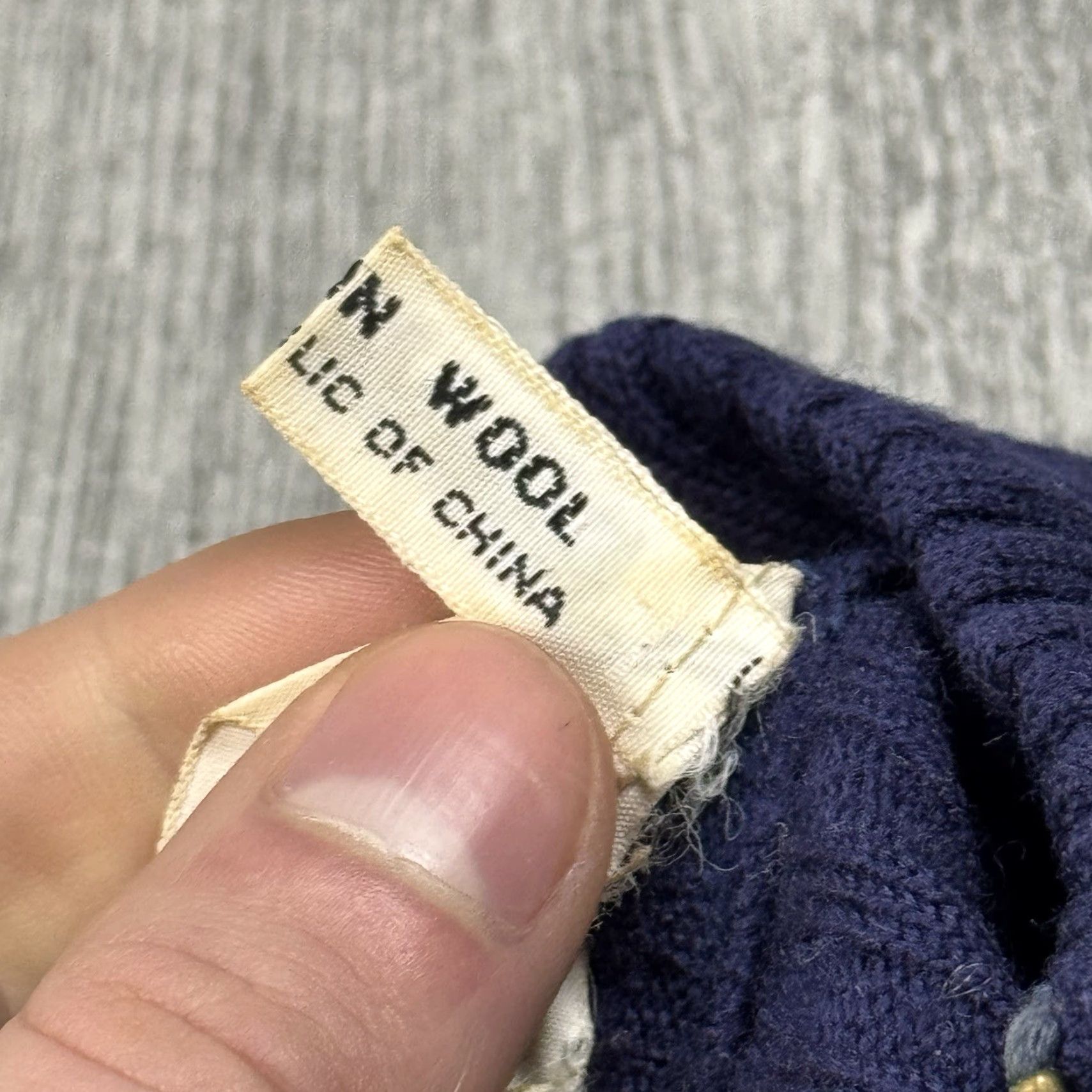 Vintage VINTAGE 60s 70s Women's Wool Knit Sweater Mod/GoGo Style Small Blue 100% Wool Pullover Size S / US 4 / IT 40 - 6 Thumbnail