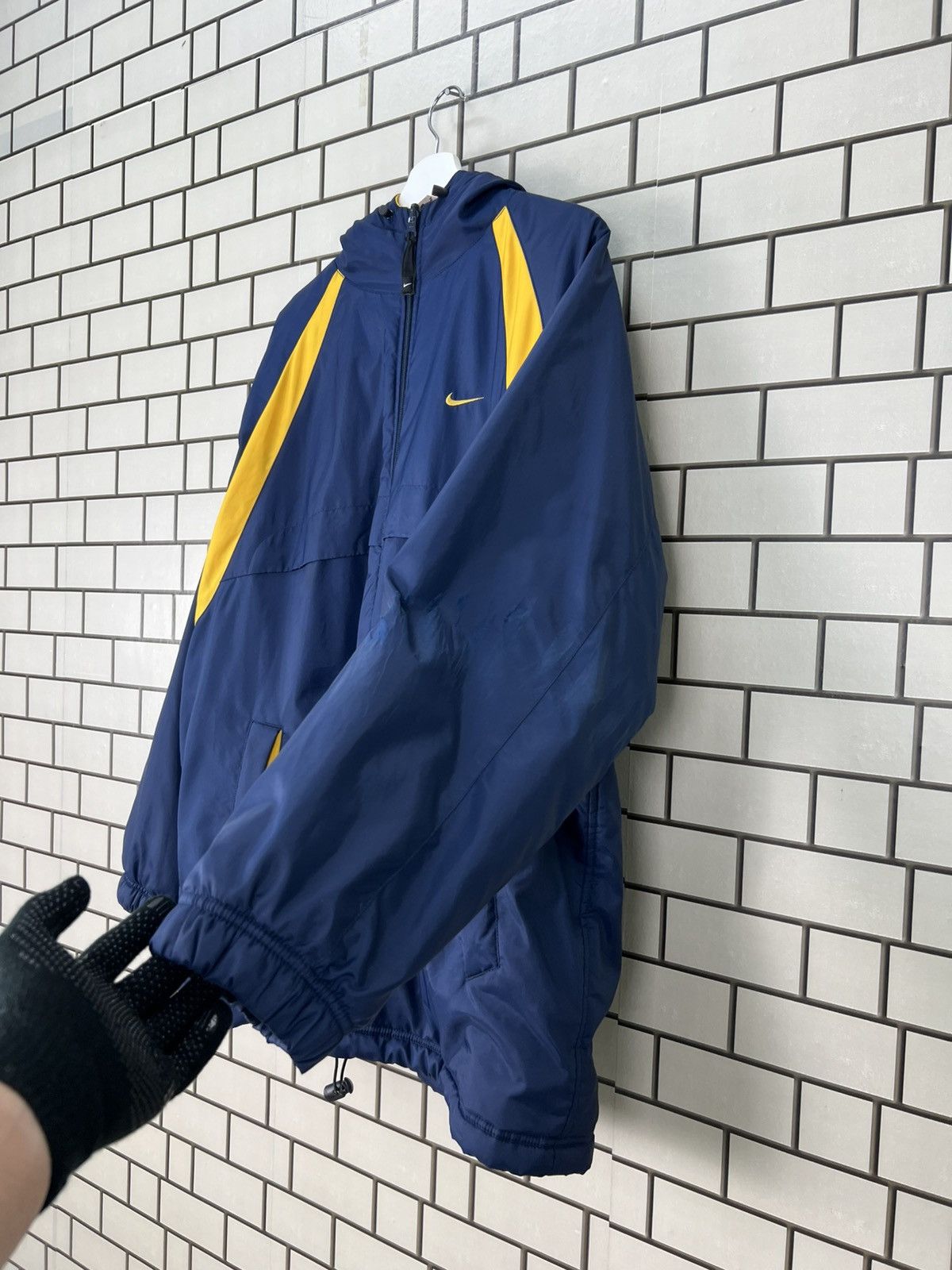 Nike Vintage Nike Hooded Reversible Jacket Size US L / EU 52-54 / 3 - 4 Thumbnail