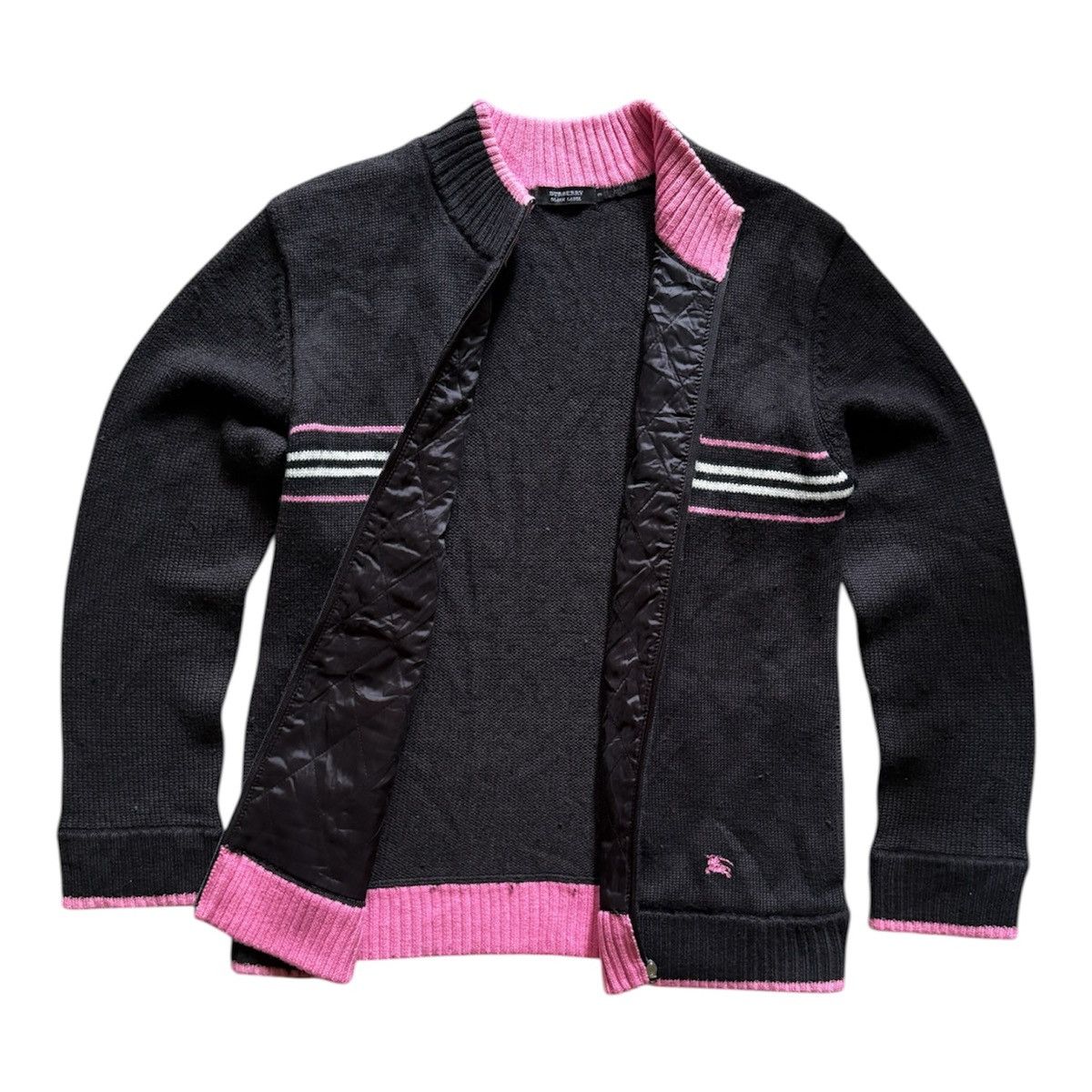 Burberry Burberry Black Label full-zip knit jacket Size US L / EU 52-54 / 3 - 3 Thumbnail