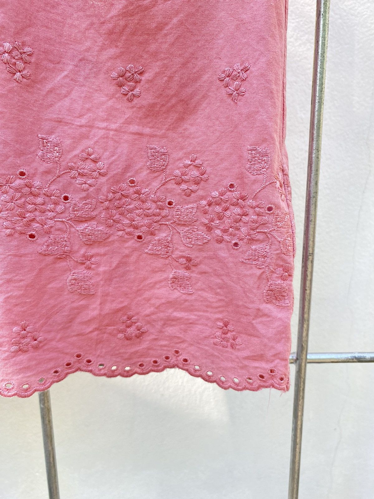 Nina Ricci Nina Ricci Pink Floral Short Sleeve Shirt Size ONE SIZE - 19 Thumbnail