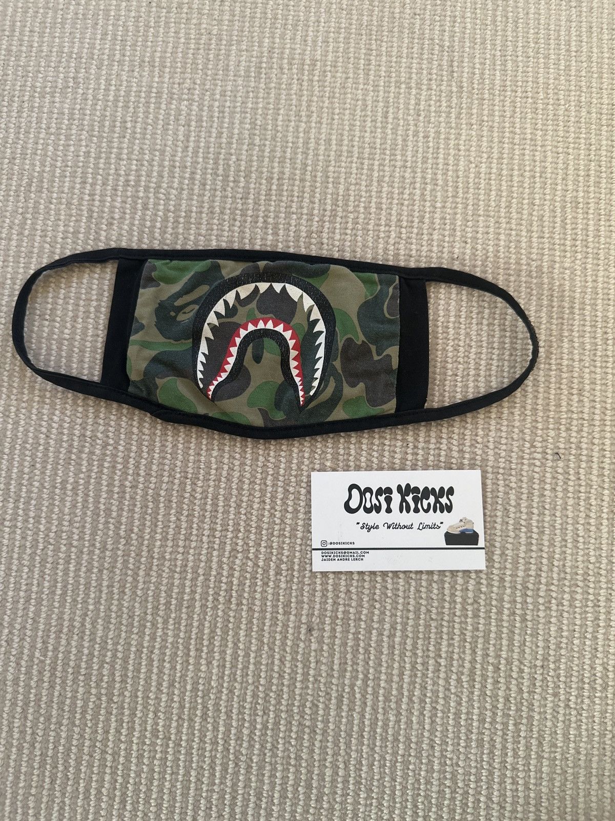 Bape Bape Covid Mask Size ONE SIZE - 1 Thumbnail
