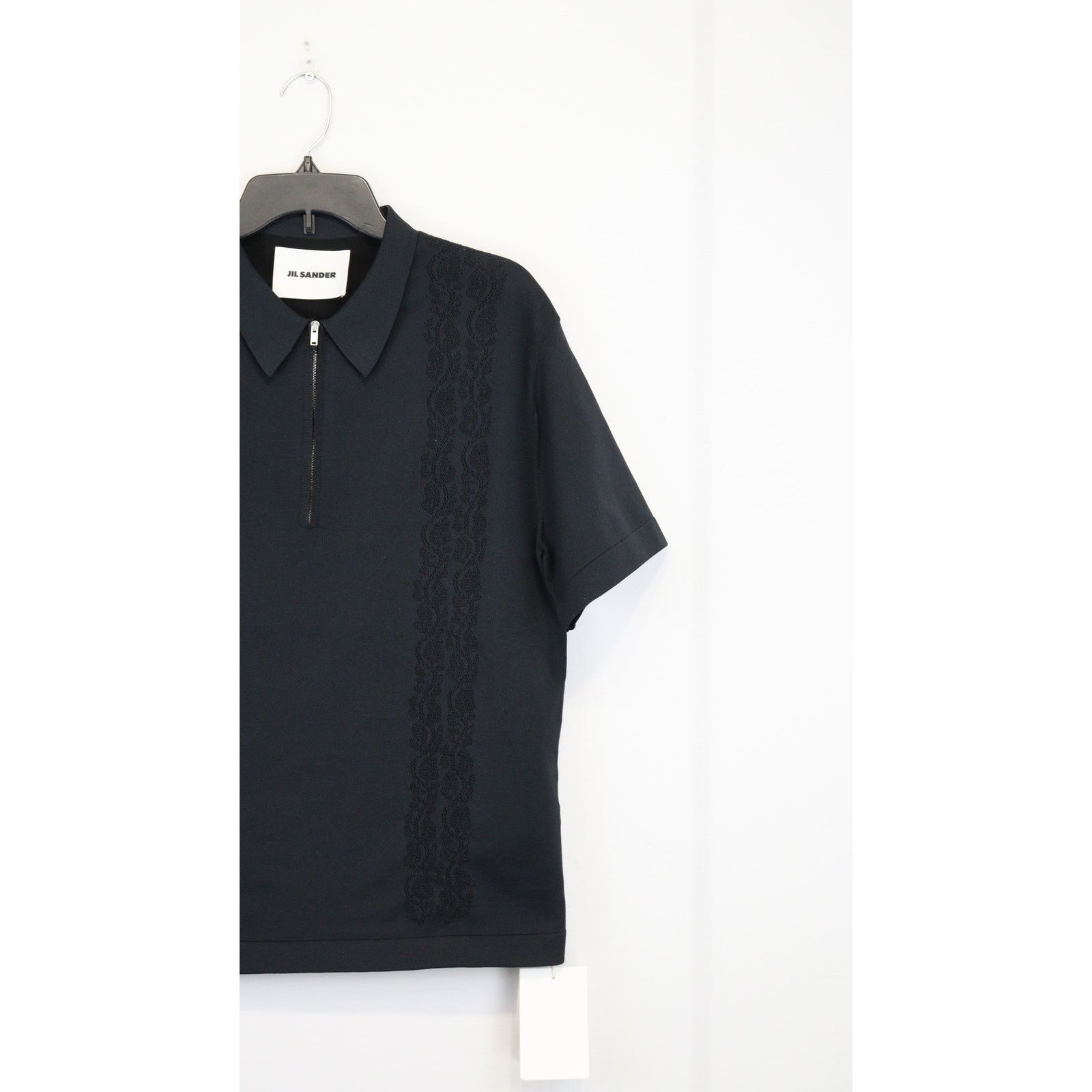 Jil Sander o1rshd1 Angel Yarn + Whirl 18 T-Shirt in Black Size US M / EU 48-50 / 2 - 5 Thumbnail