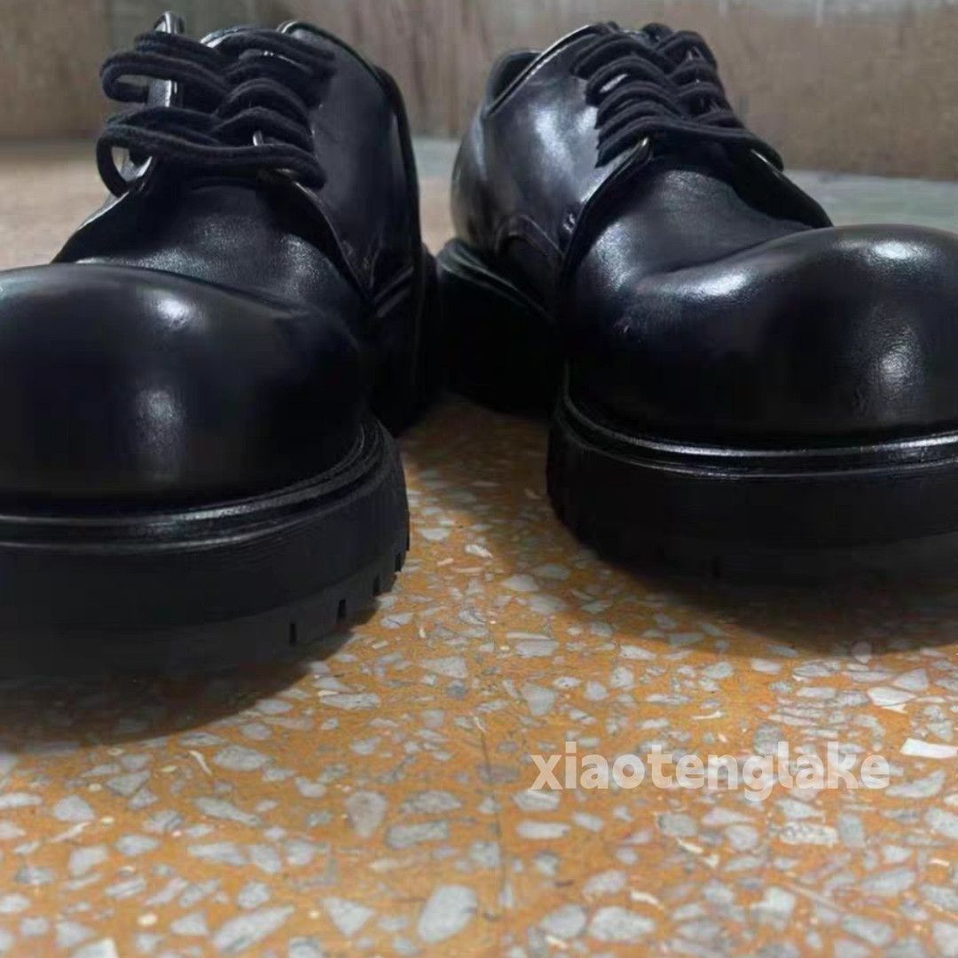 Vintage Utility punk yuppie grunge big head thick sole derby shoes Size US 11 / EU 44 - 6 Thumbnail