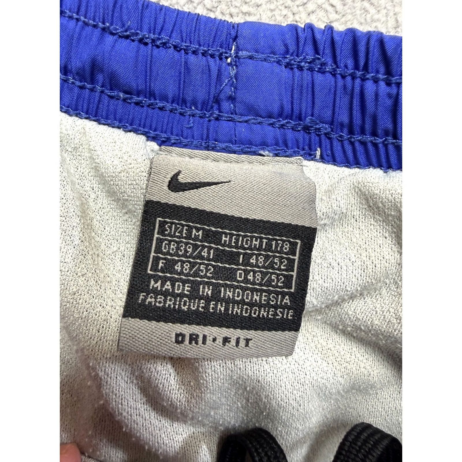 Nike Nike Dri Fit Training Shorts Mens M Blue Athletic Knit Polyester Shorts Size US 31 - 3 Thumbnail