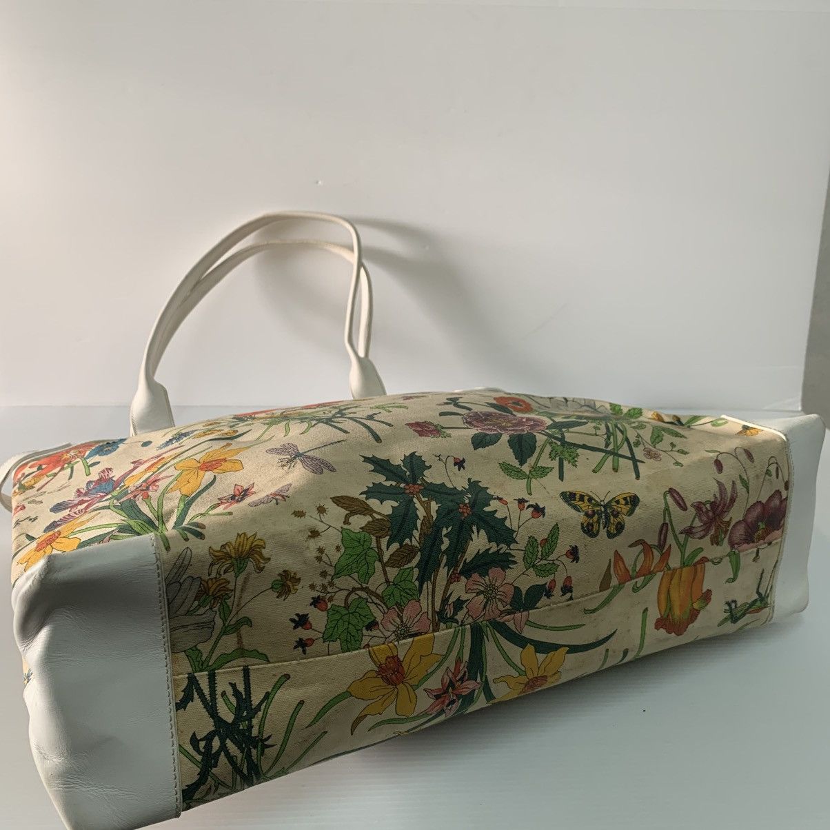 Gucci Gucci Floral Vintage Large Shoulder Bag Size ONE SIZE - 9 Thumbnail