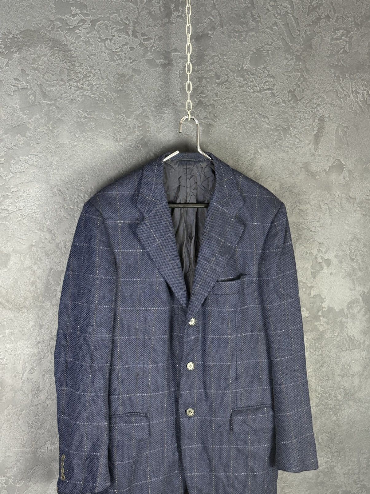Kiton Kiton Napoli Trois Pommes Blazer 100% Cashmere Blazer Jacket Size 52R - 5 Thumbnail