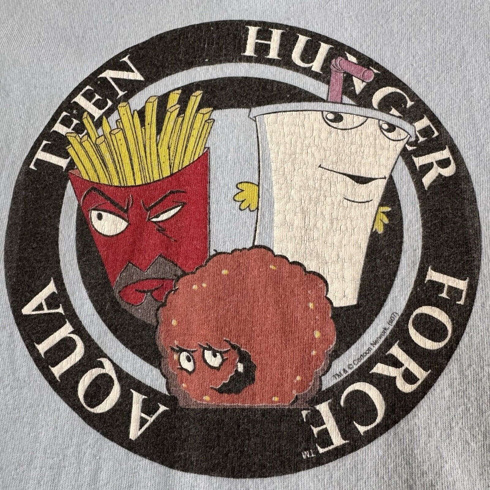 Cartoon Network Aqua Teen Hunger Force ATHF T-shirt Size XL Adult Swim Size US XL / EU 56 / 4 - 5 Thumbnail
