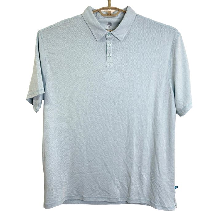 Tori Richard Tori Richard Performance Golf Polo Shirt Powder Blue 2XL ...