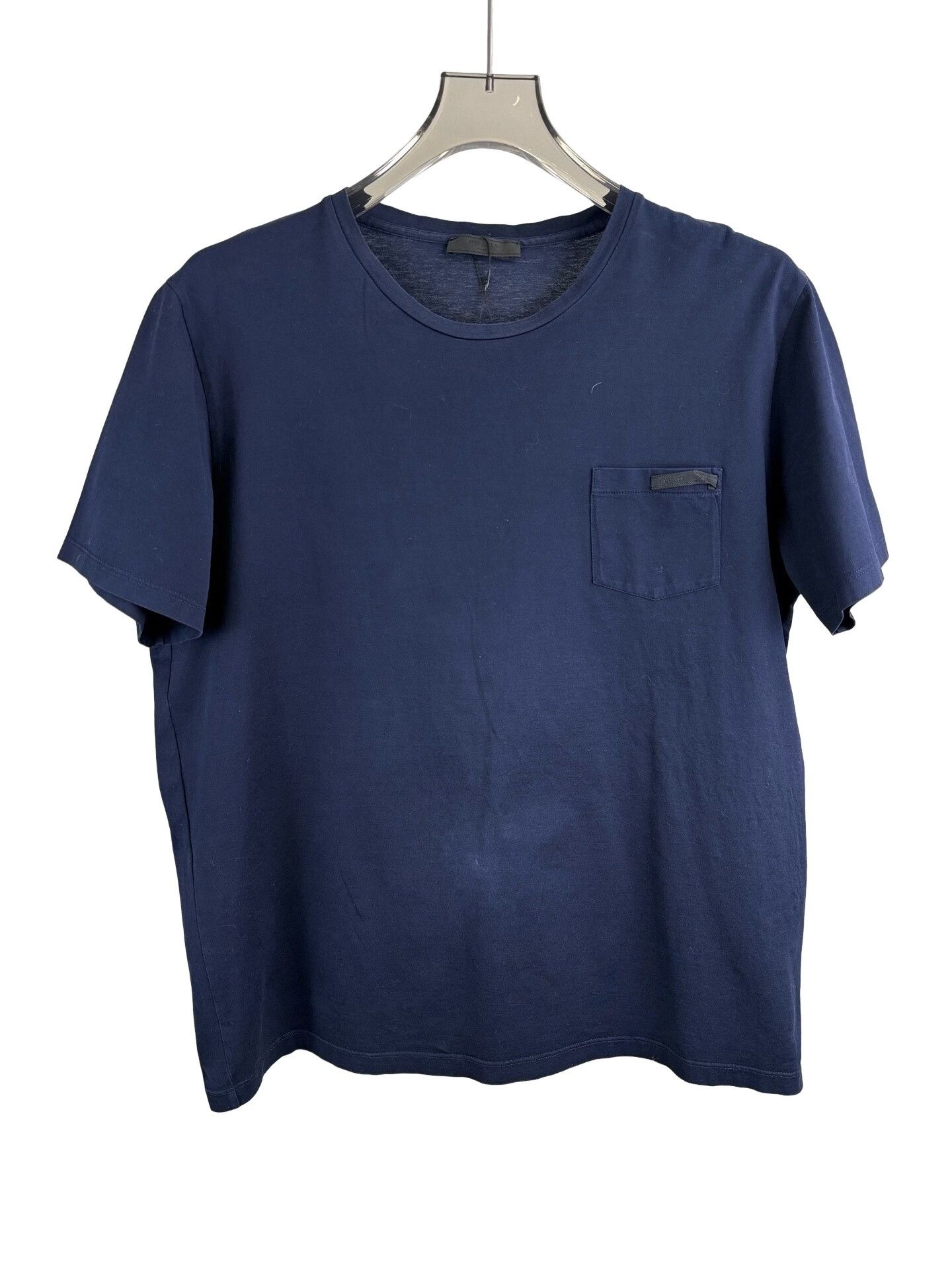 Prada Prada Pocket Navy T-Shirt XXL Size US XXL / EU 58 / 5 - 1 Thumbnail