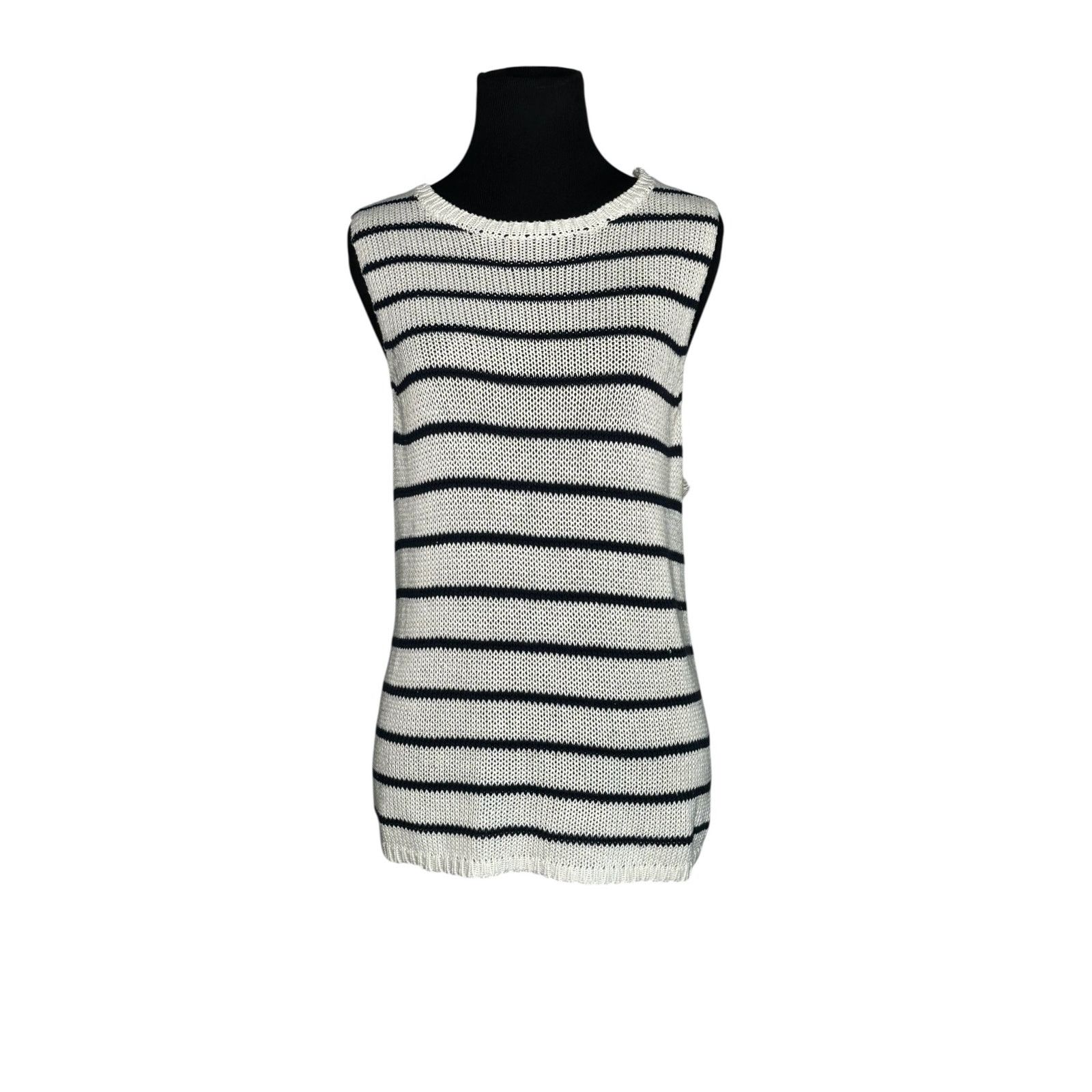 Rails Rails Jenna white blue stripes knit tank top size large Size L / US 10 / IT 46 - 12 Thumbnail