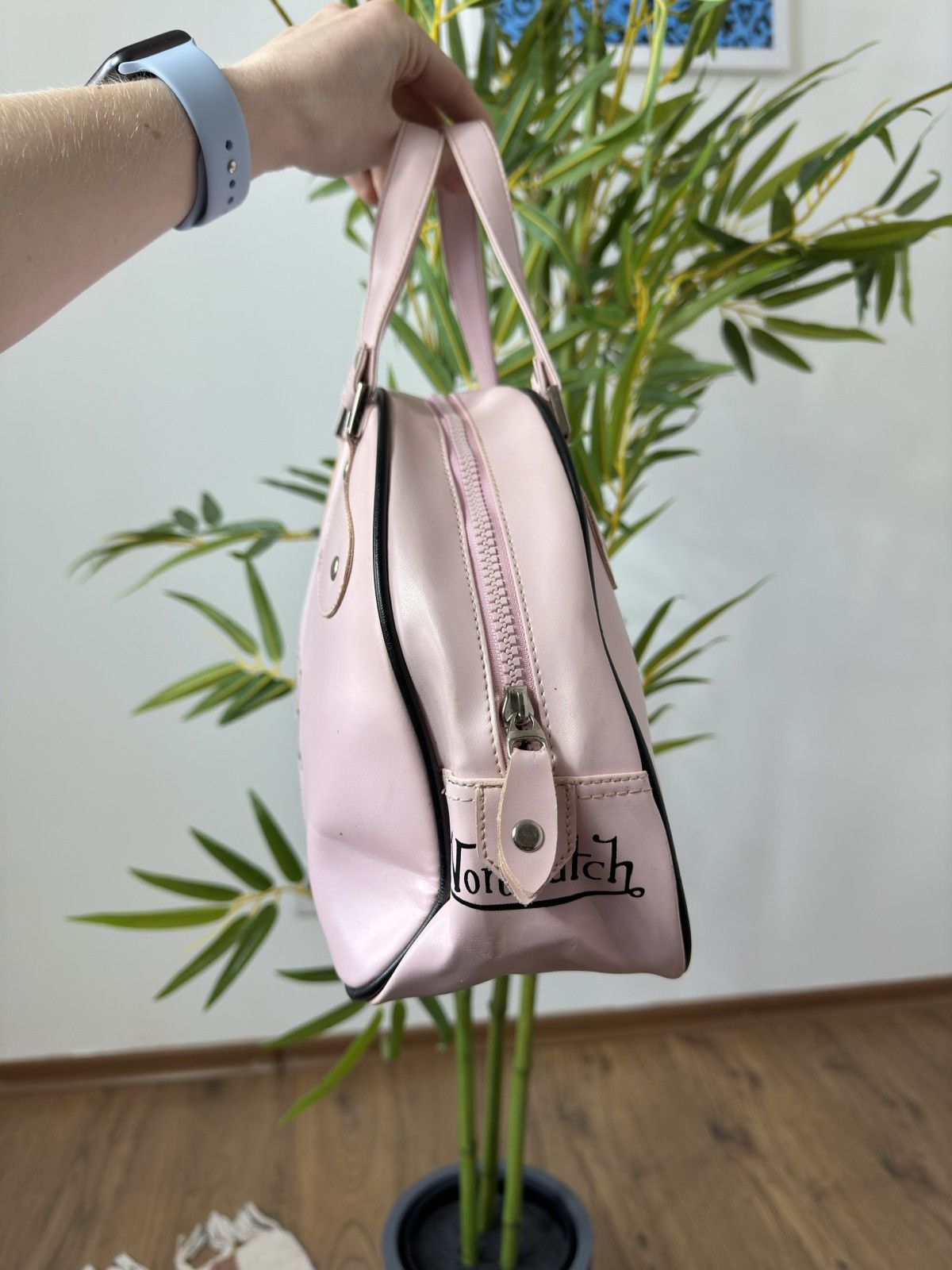 Von Dutch VINTAGE VON DUTCH LACQUER CUTE PINK HANDLE BAG Size ONE SIZE - 3 Thumbnail