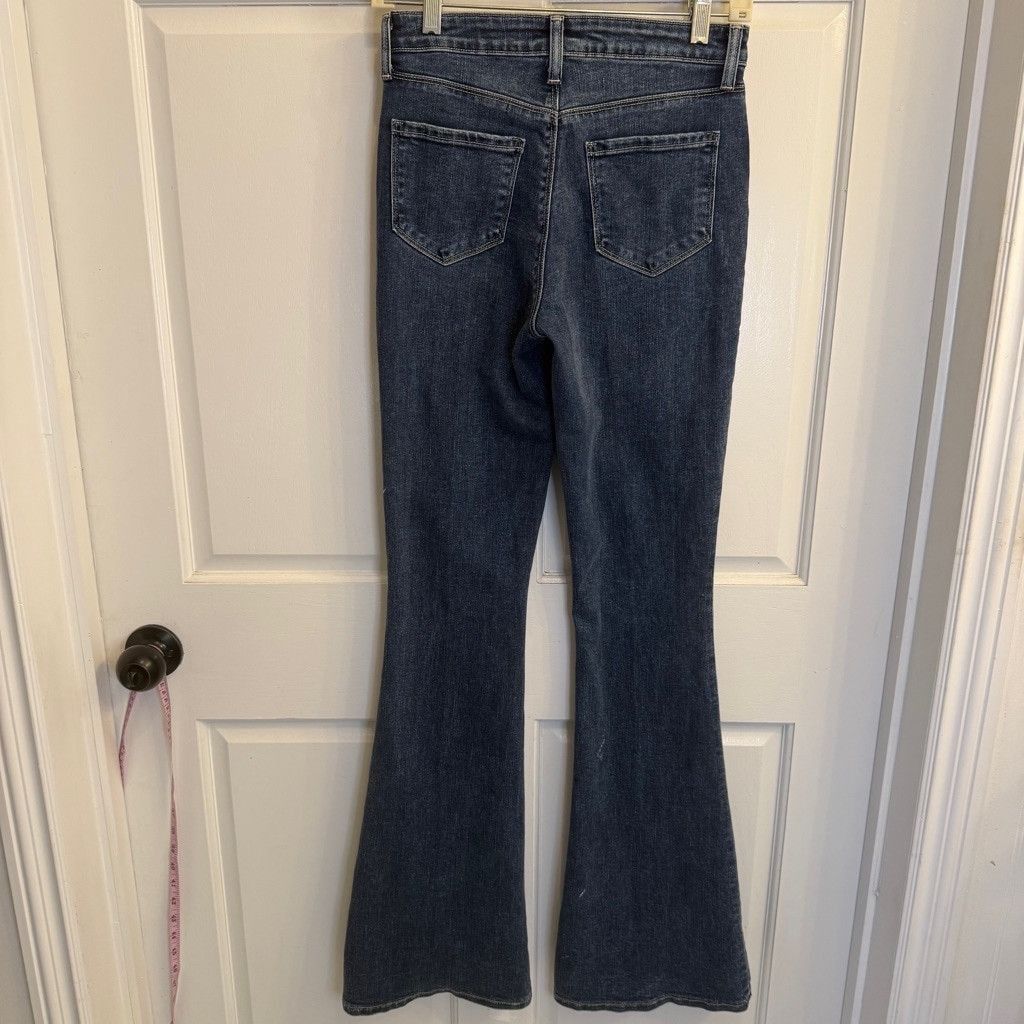 L'AGENCE Women's L’Agence Marty Jeans, Size 25, Blue Size 25" / US 0 / IT 36 - 1 Thumbnail