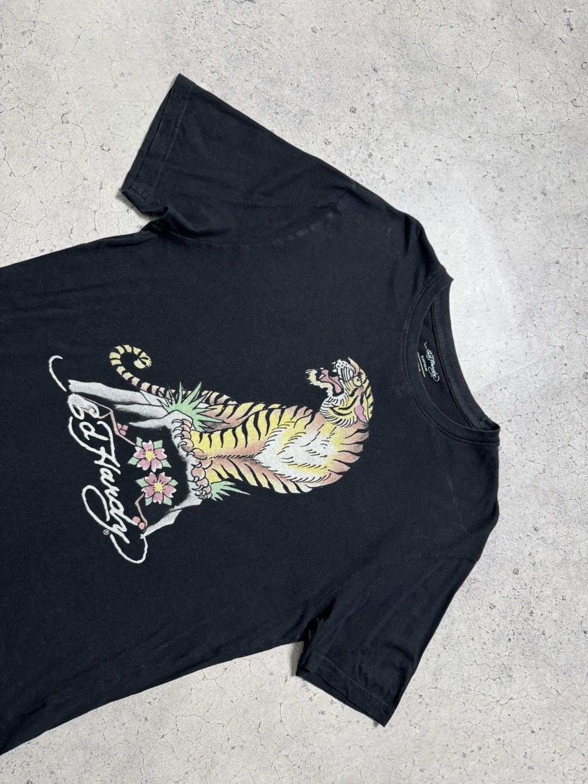Ed Hardy Ed Hardy Tiger Black Big Logo T-Shirt Size M Size US M / EU 48-50 / 2 - 4 Thumbnail