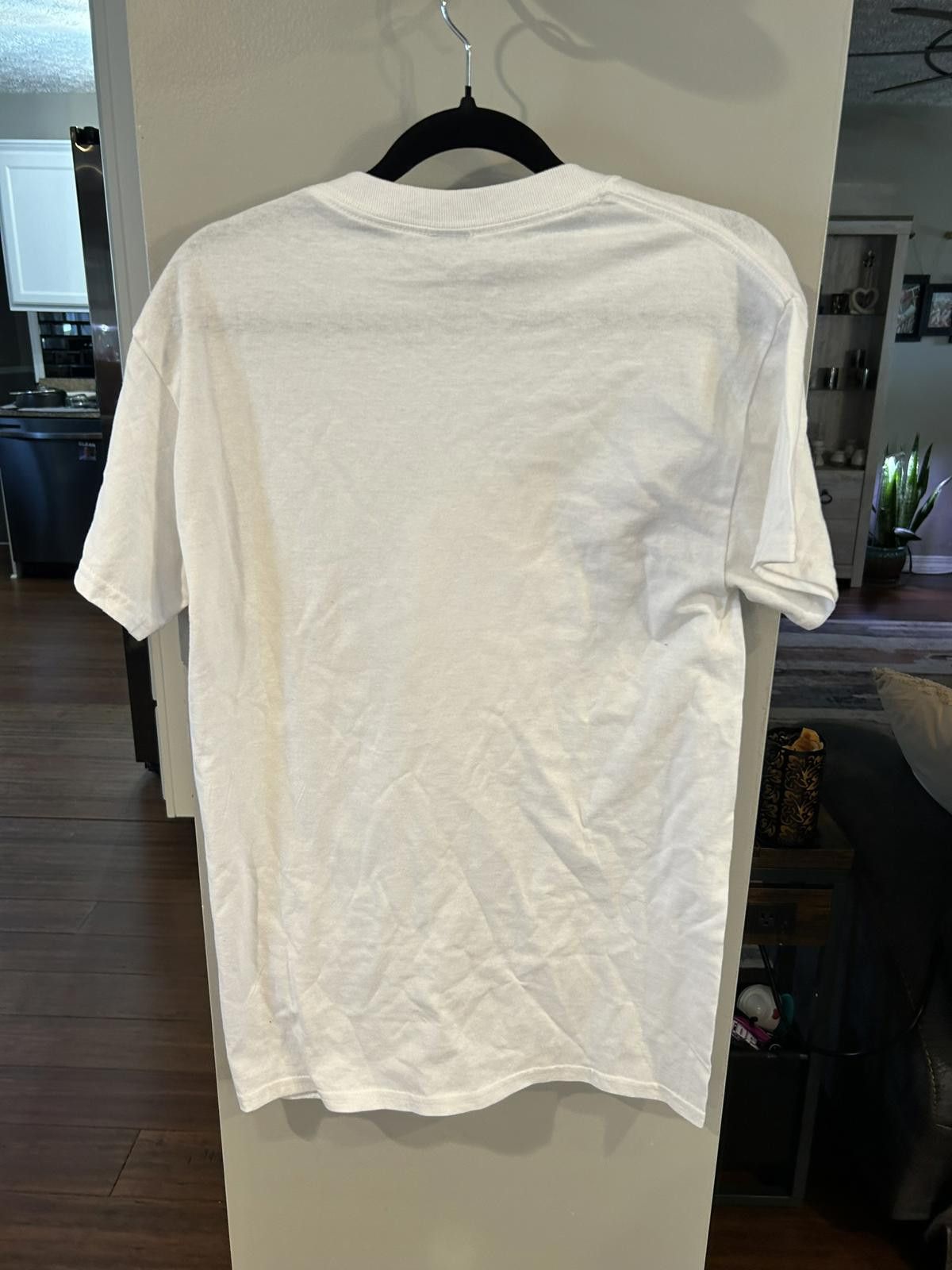 Gildan Gildan Heavy Cotton White Graphic T-Shirt with #AMERICANMAMA Size S / US 4 / IT 40 - 3 Thumbnail
