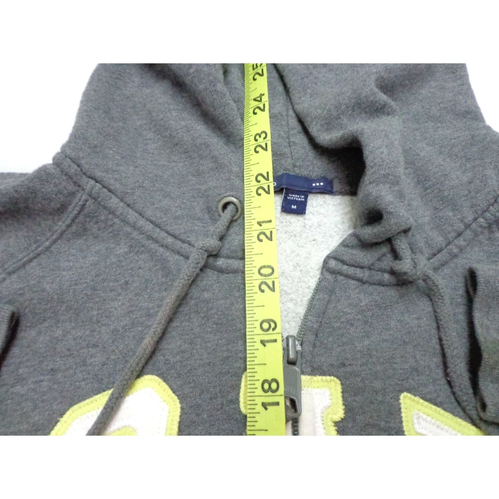 Gap GAP Hoodie Swearshirt Gray Yellow White Graphic Womens Size M Flaw Full Zip Long Sleeve Size M / US 6-8 / IT 42-44 - 5 Thumbnail