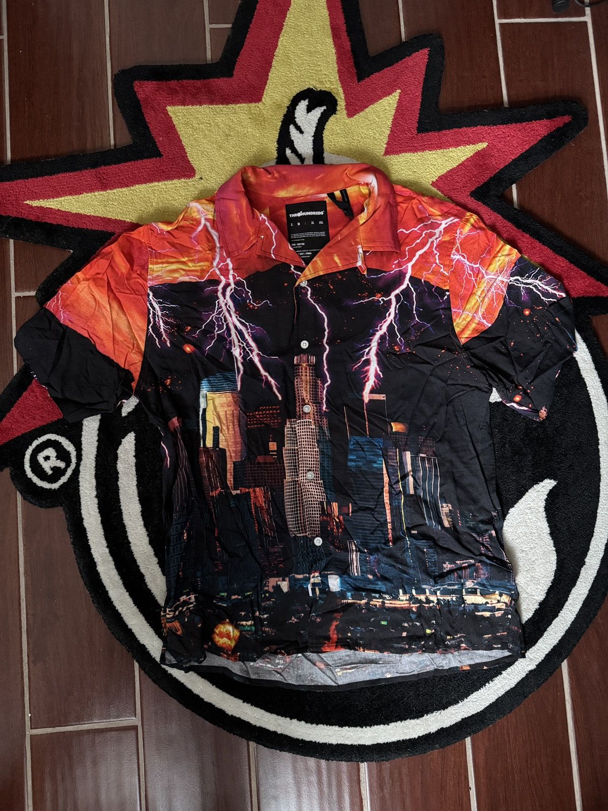 The Hundreds THE HUNDREDS // THE CITY SHIRT // SZ LG Size US L / EU 52-54 / 3 - 1 Thumbnail