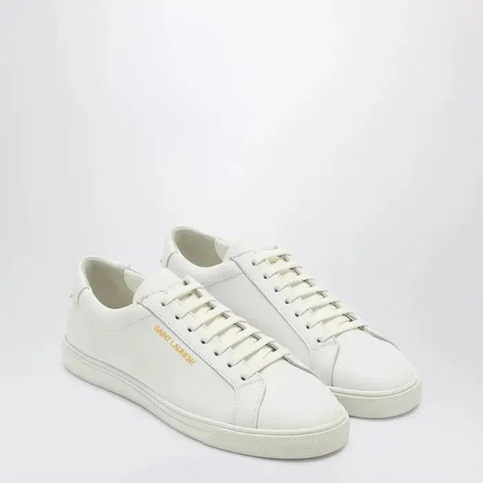 Saint Laurent Paris oc11z1125 Andy Sneakers in Leather in White Size US 4 / IT 34 - 4 Thumbnail