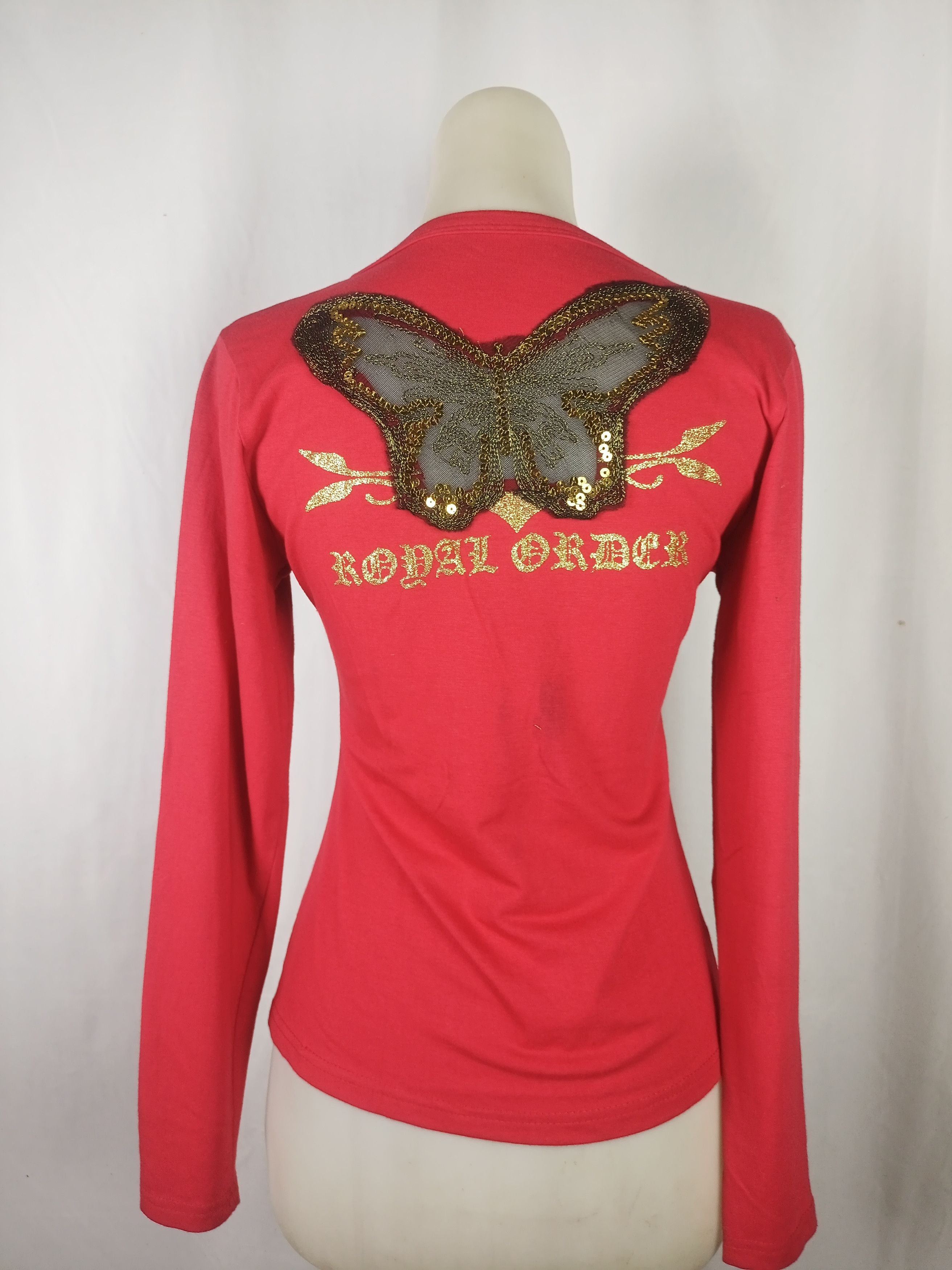 Beauty Beast × Hysteric Glamour × Japanese Brand EINSTEN Rhinestone Butterfly Embroidery *NO TAG* Size US M / EU 48-50 / 2 - 15 Thumbnail