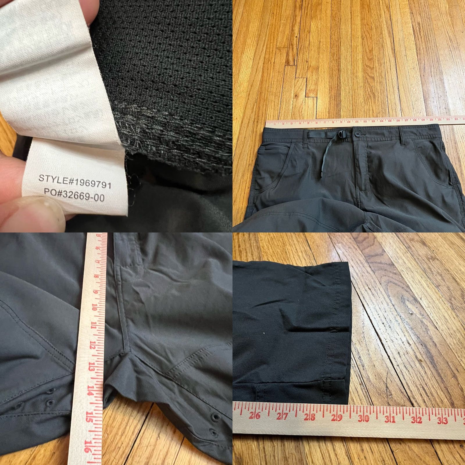 Prana Prana Pants Mens 40 STRETCH ZION II Regular Fit Cargo Gray Mens Size US 40 / EU 56 - 8 Thumbnail