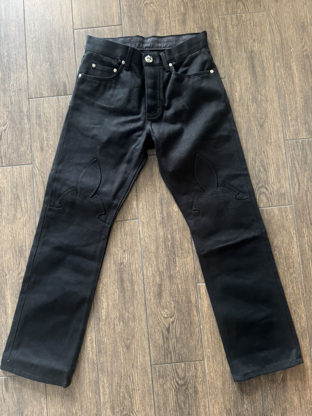 Chrome Hearts Chrome Hearts Fleur Denim Jeans Size US 30 / EU 46 - 2 Thumbnail