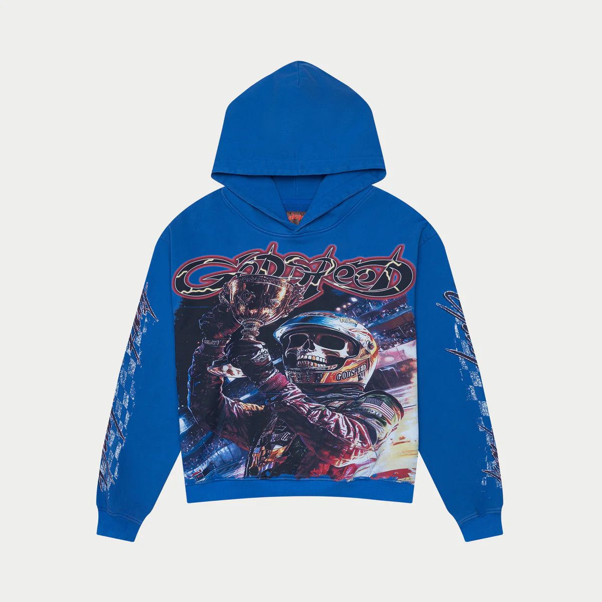 Godspeed Godspeed 'Podium Dreams' Blue Wash Hoodie Size US L / EU 52-54 / 3 - 1 Preview