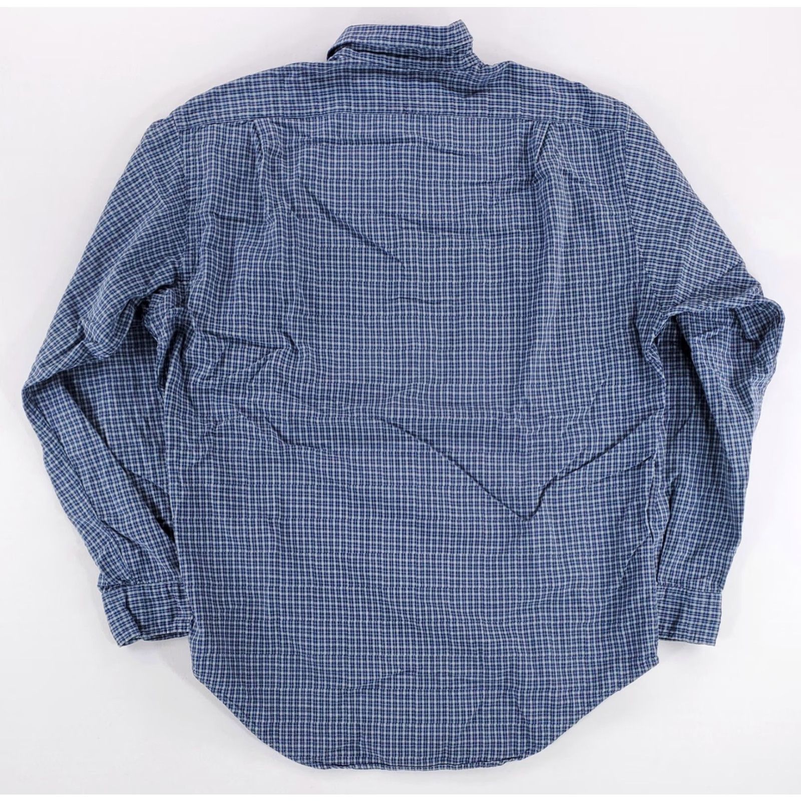 Polo Ralph Lauren Polo Ralph Lauren GI Shirt Button Up Long Sleeve Blue Check Mens M Size US M / EU 48-50 / 2 - 3 Thumbnail
