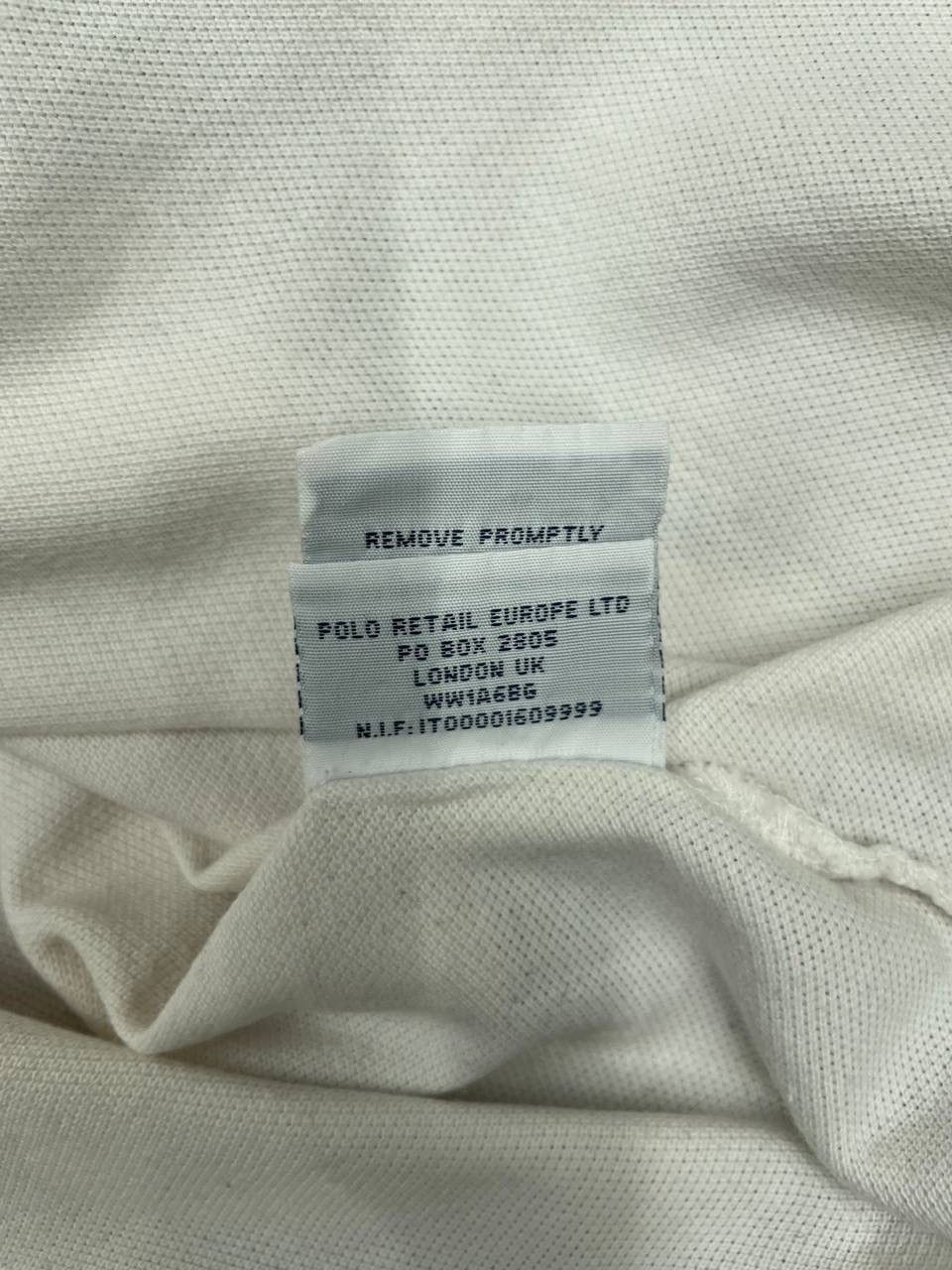 Polo Ralph Lauren Polo Ralph Lauren Men’s Long Sleeve Polo T-Shirt White Navy Size US L / EU 52-54 / 3 - 7 Thumbnail