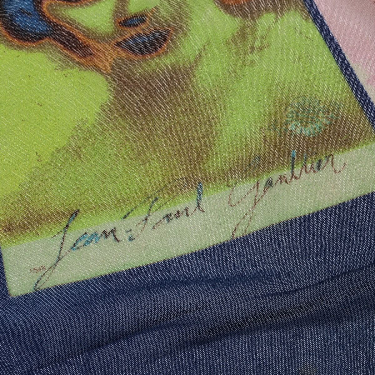 Jean Paul Gaultier Jean Paul Gaultier Soleil 2002 Vintage Portraits Mesh Pareo Size ONE SIZE - 12 Thumbnail
