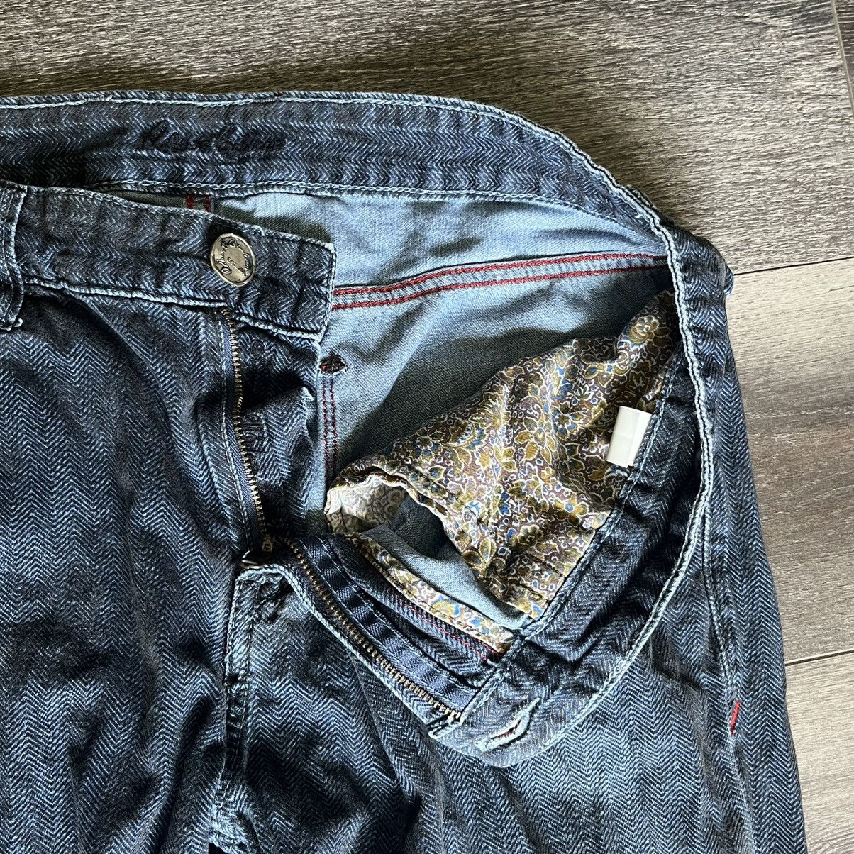 Robert Graham Vintage Robert Graham Slim Jim Washed Blue Denim Jeans 33x30 Size US 33 - 9 Thumbnail