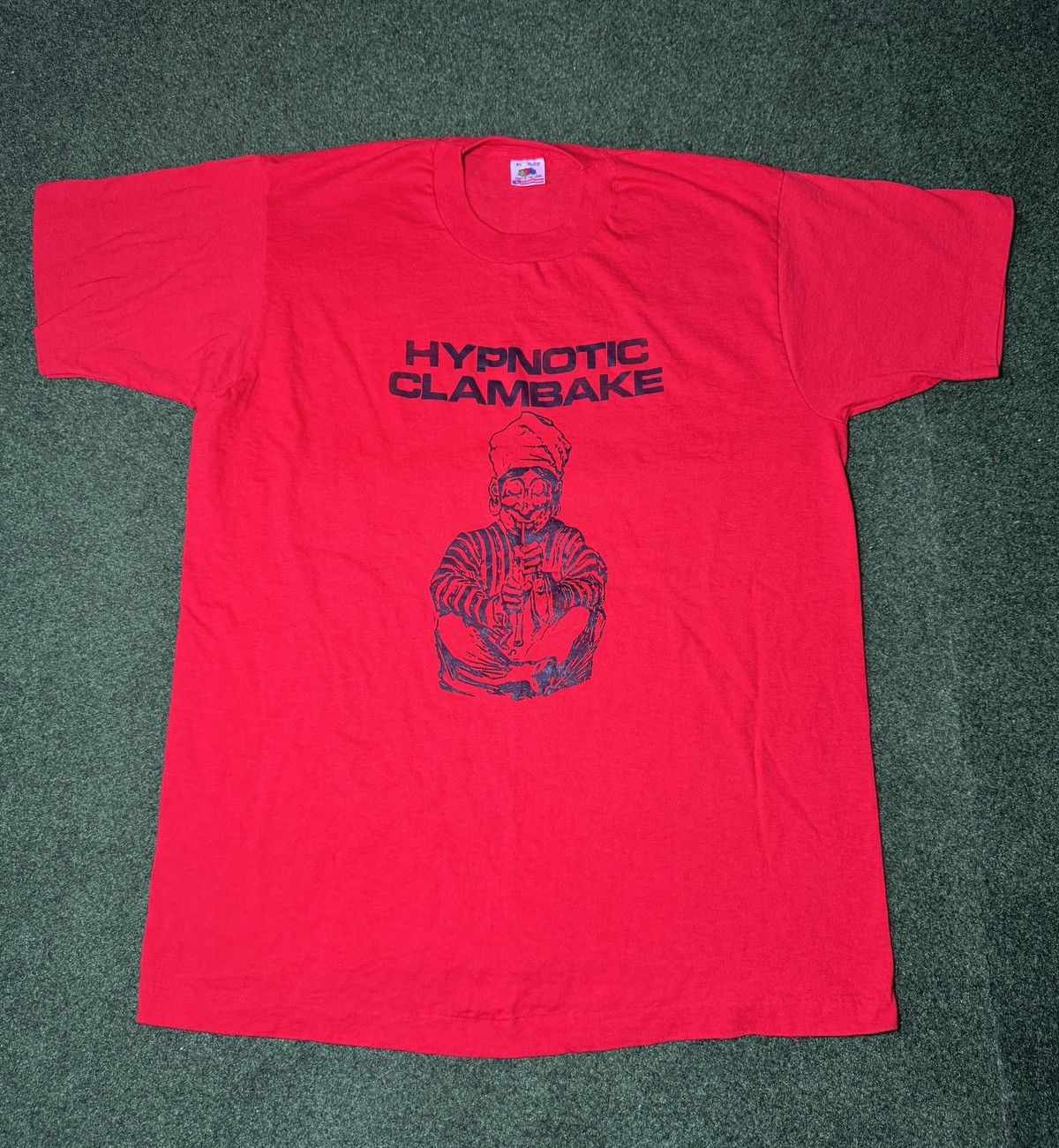 Band Tees × Vintage Vintage 90s Hypnotic Clambake Reggae Folk Stoner T Shirt Size US XL / EU 56 / 4 - 1 Thumbnail