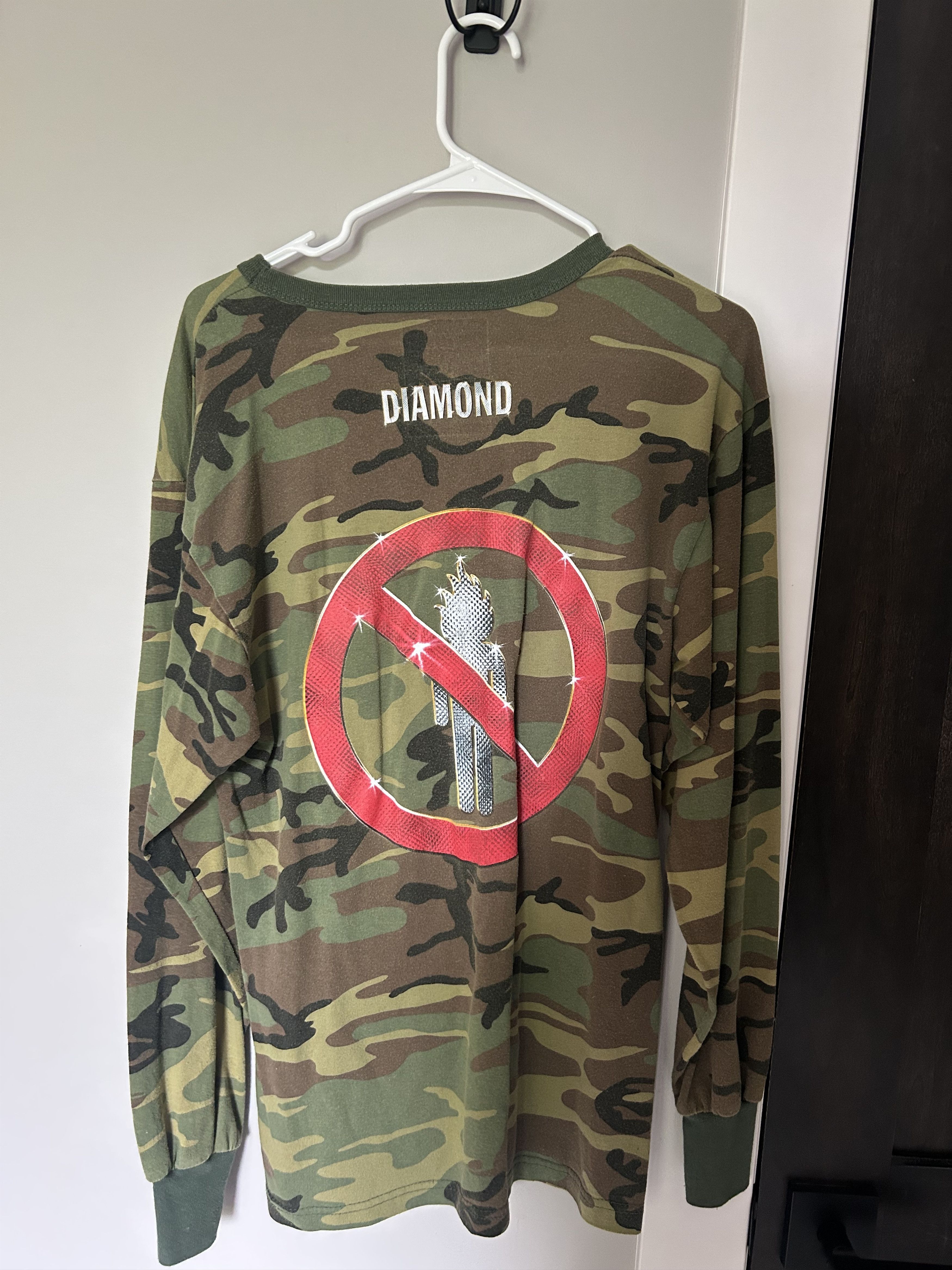 Diamond Supply Co. × Travis Scott Travis Scott Diamond Supply Co LS Camo Tee Rare OG Size US L / EU 52-54 / 3 - 2 Thumbnail
