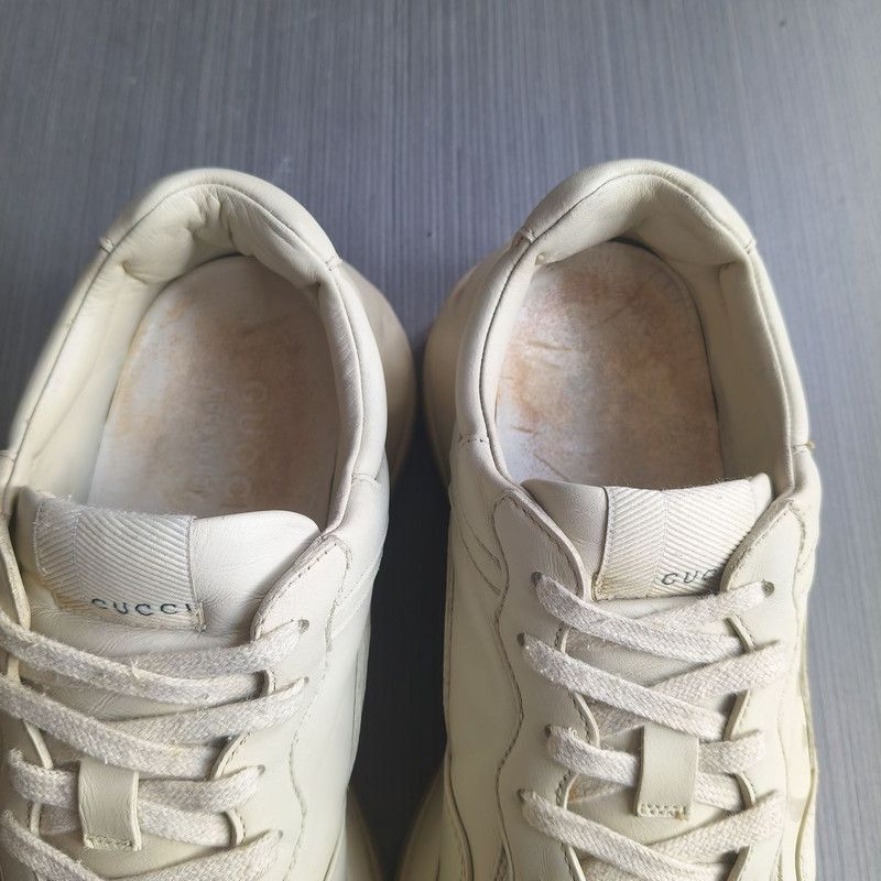 Gucci Gucci Rhyton Logo Dad Sneakers in Ivory - Size US 8.5 / EU 41-42 - 9 Thumbnail