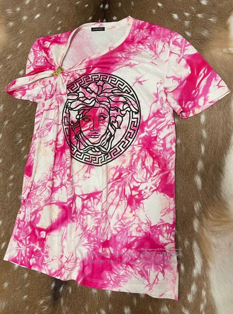 Versace Versace Main line T-shirt batik classic Medusa pattern Size M / US 6-8 / IT 42-44 - 3 Thumbnail