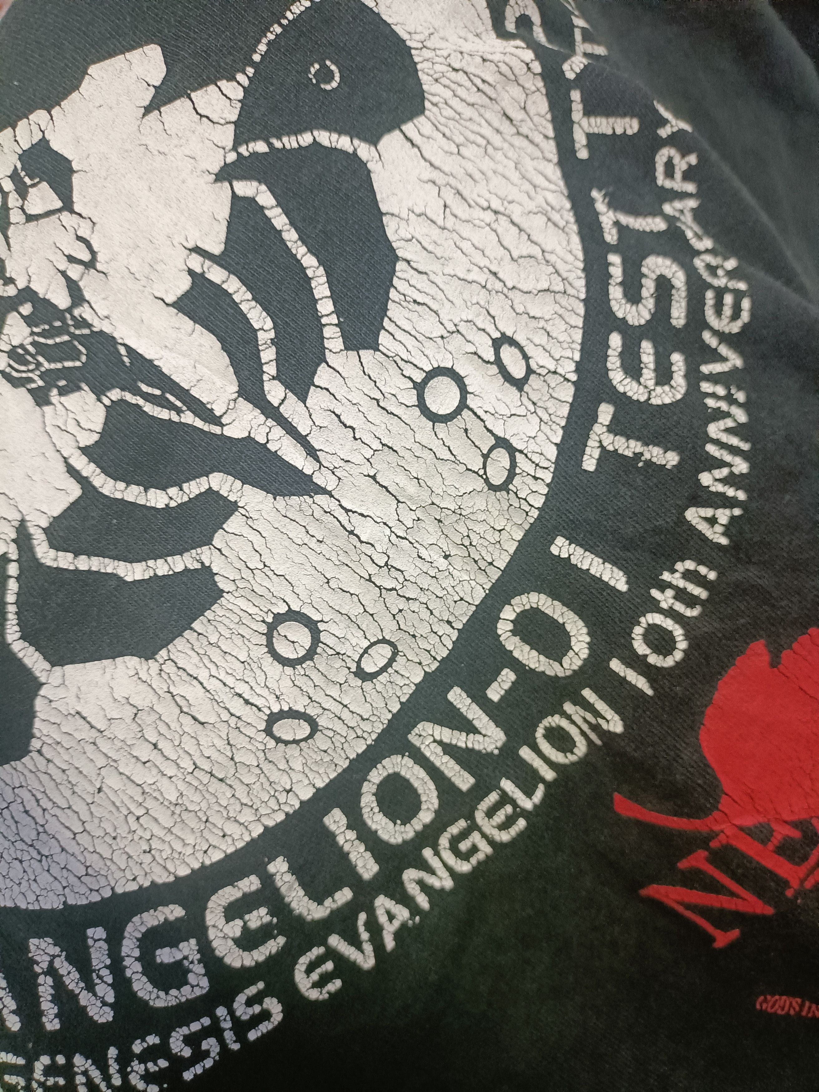 Anime Vintage Evangelion Neon Genesis 10th Anniversary Size US L / EU 52-54 / 3 - 7 Thumbnail