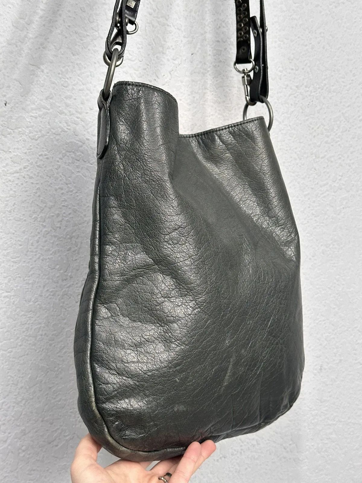 14th Addiction Vintage Japan Leather Bag Kapital Messenger Y2K Rare GOA Size ONE SIZE - 13 Thumbnail