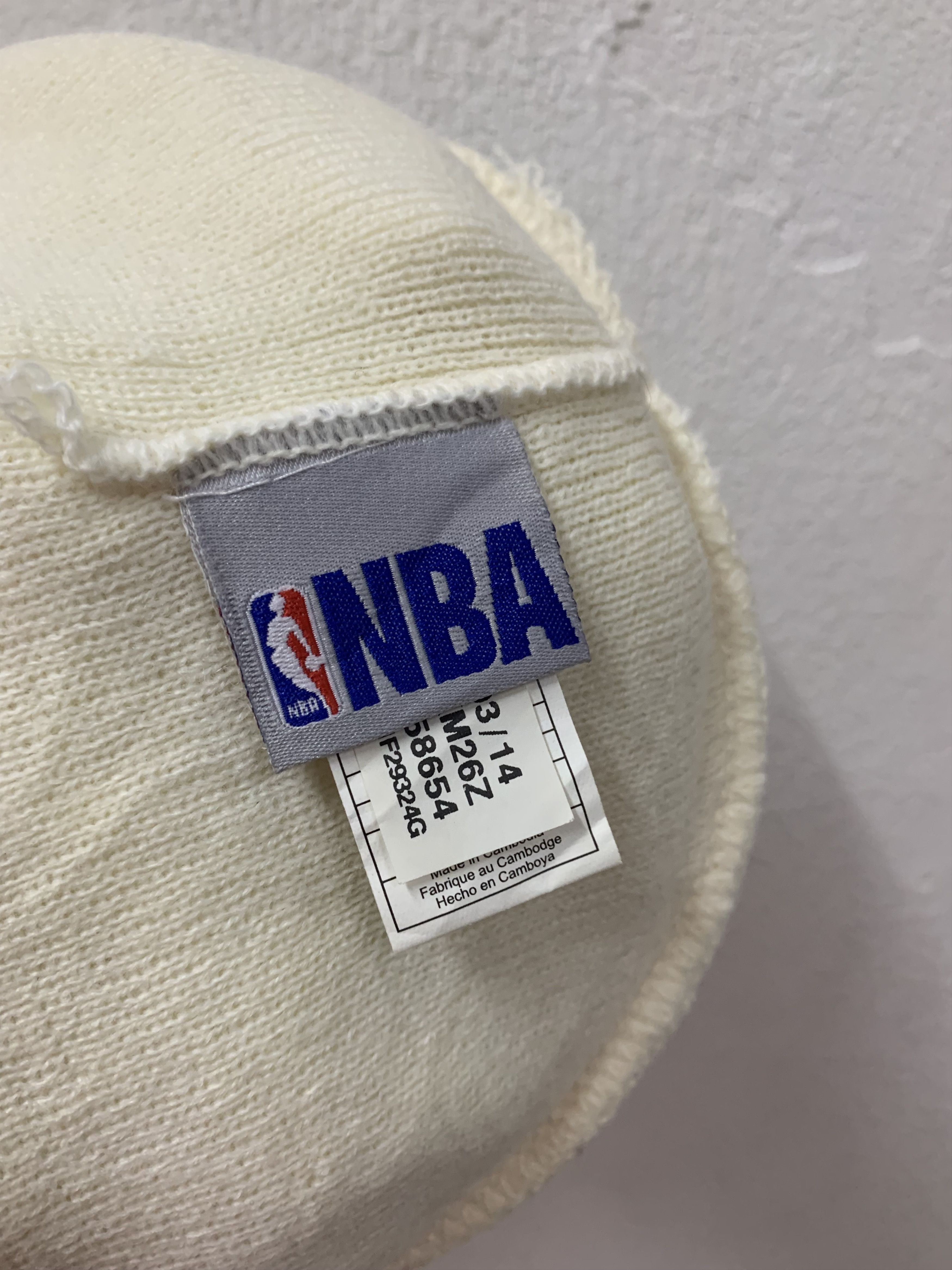 NBA NBA Chicago Bulls Off White Beanie Hats Size ONE SIZE - 6 Thumbnail