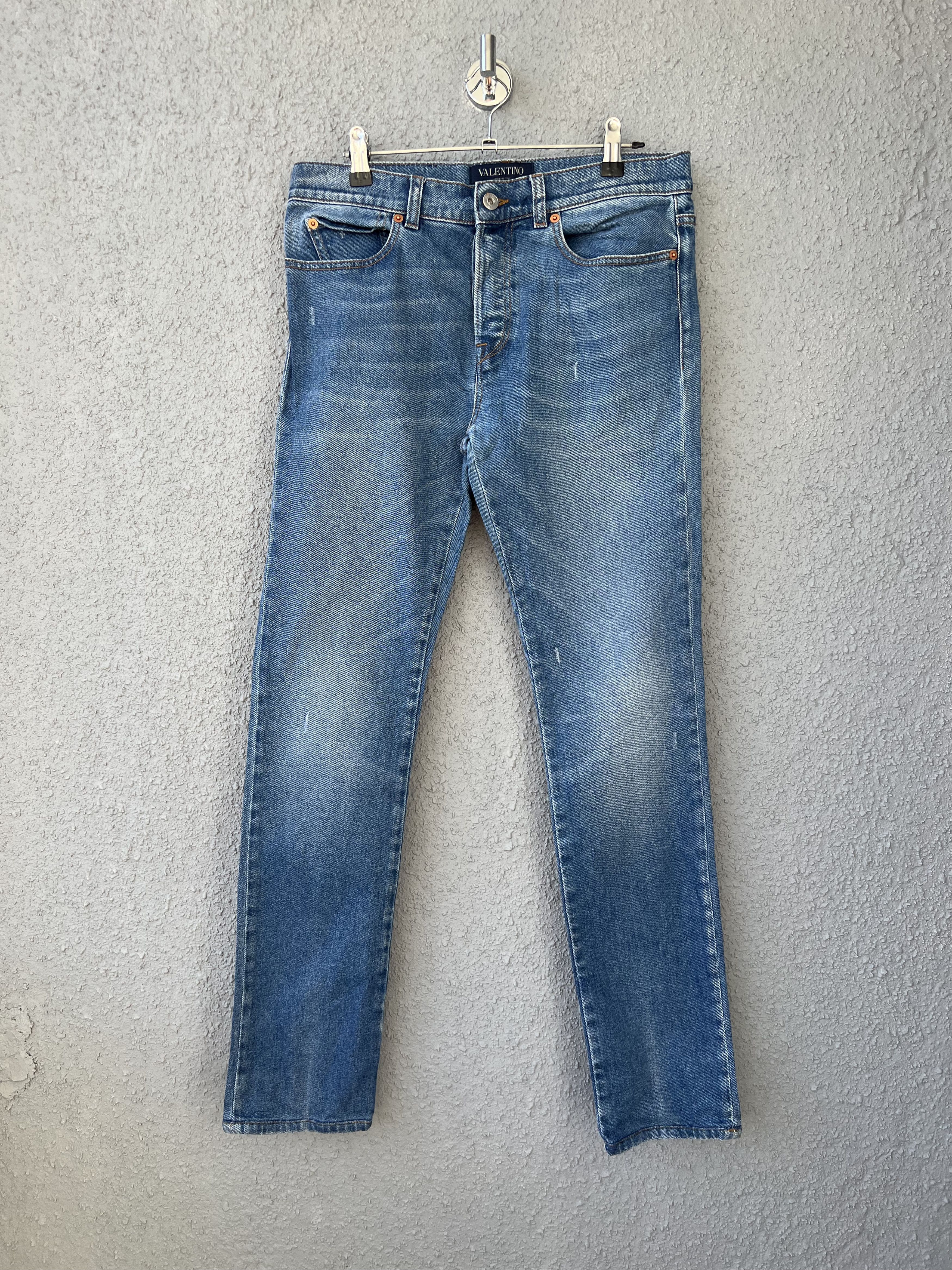 Valentino Valentino Denim Jeans VLNTN 29 Size US 29 - 2 Thumbnail